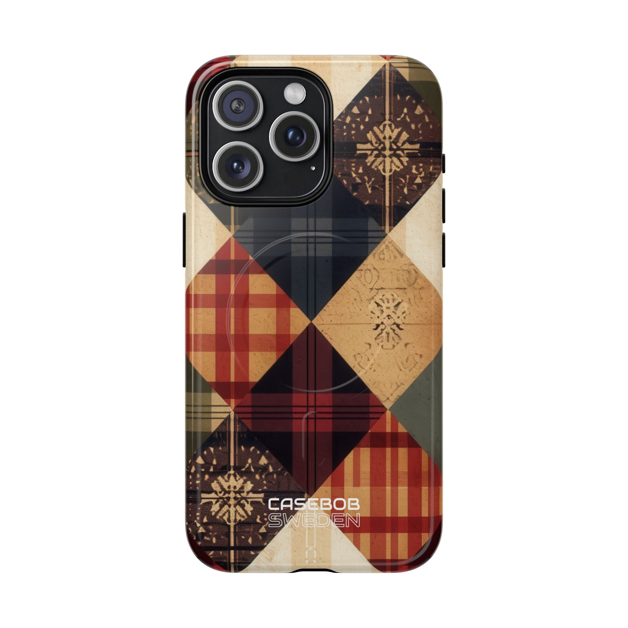 Rustik Quilt Charm iPhone 15 - Tough+