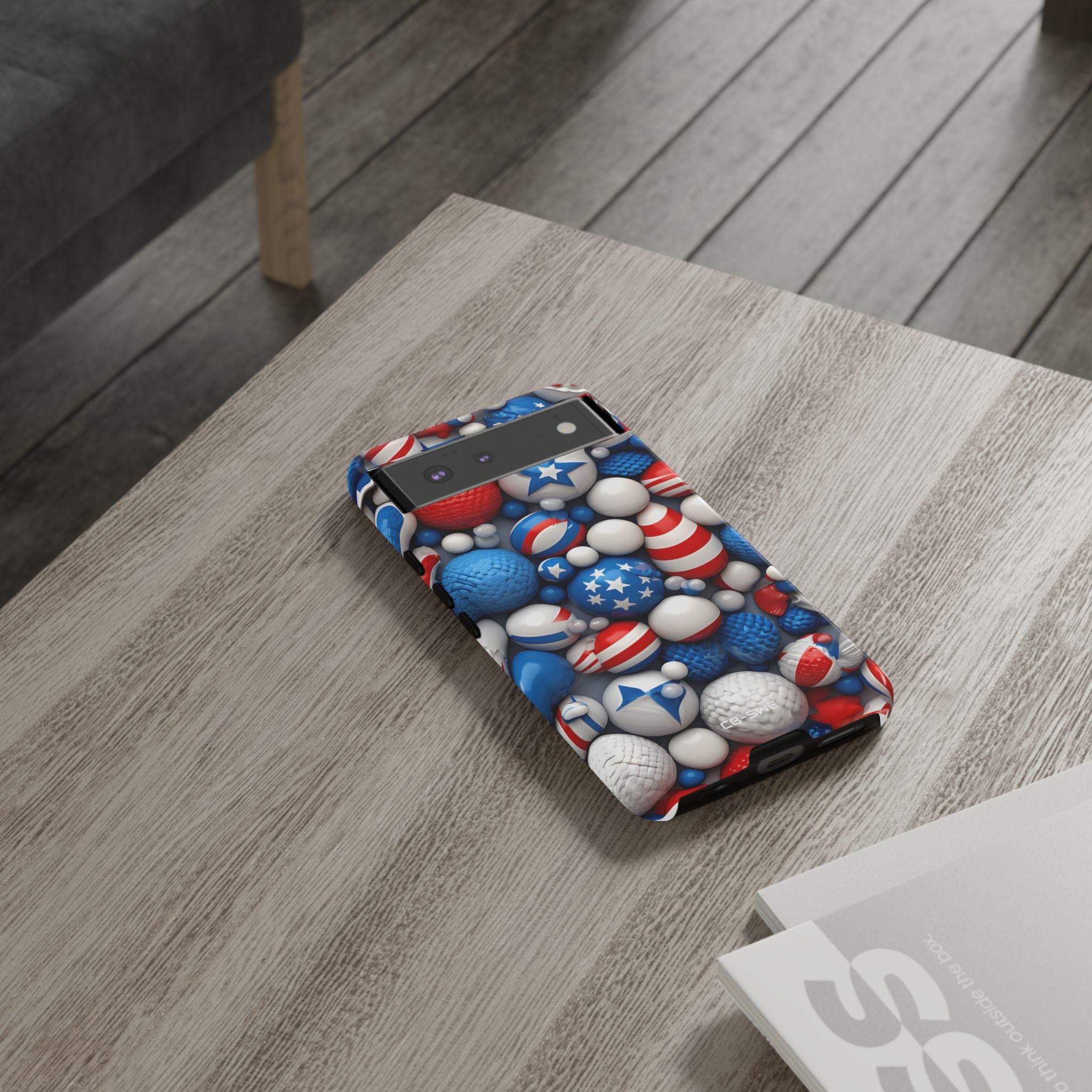 Festive Spheres Cluster - Google Pixel Case