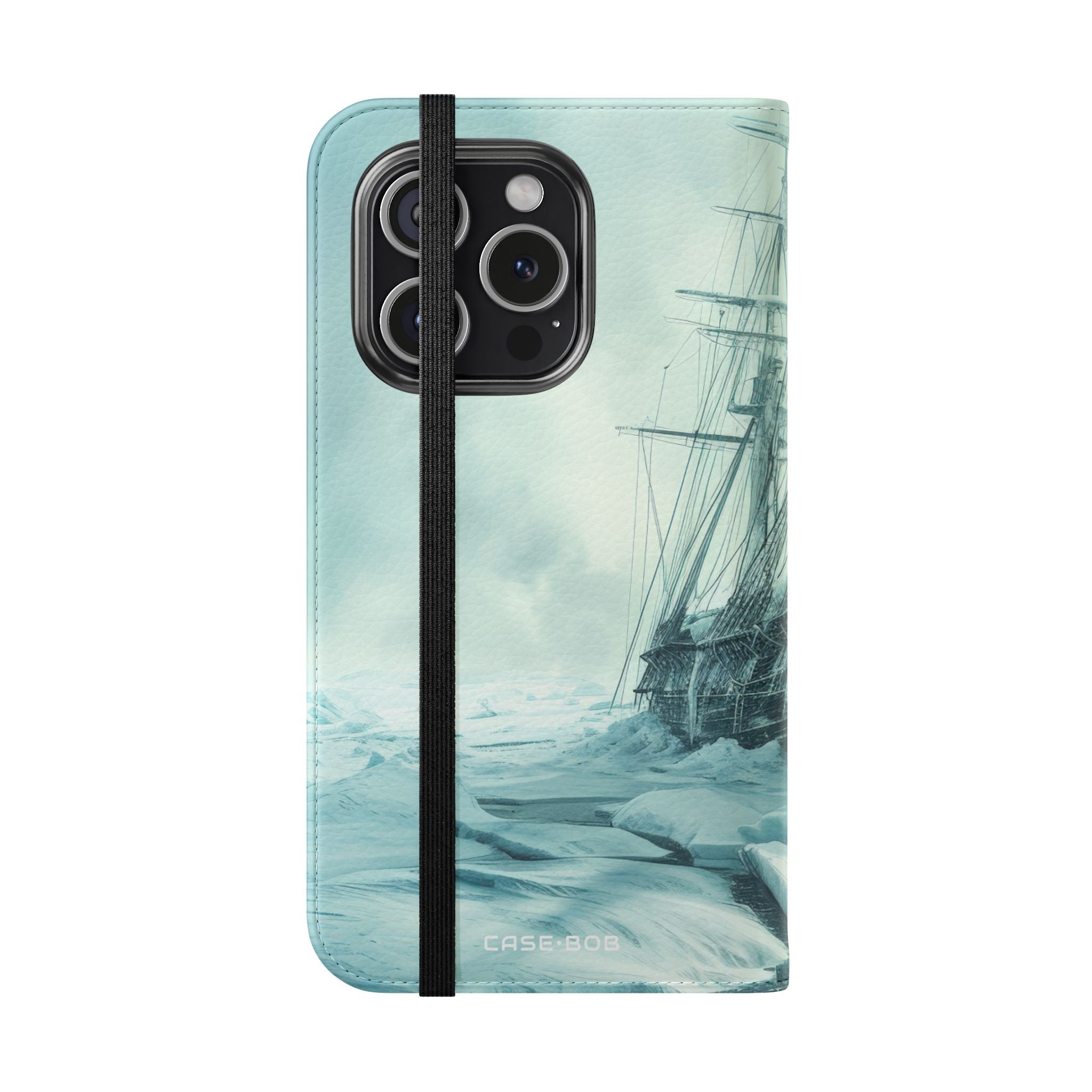 Iced Galleon - iPhone 15 Pro Case - Wallet
