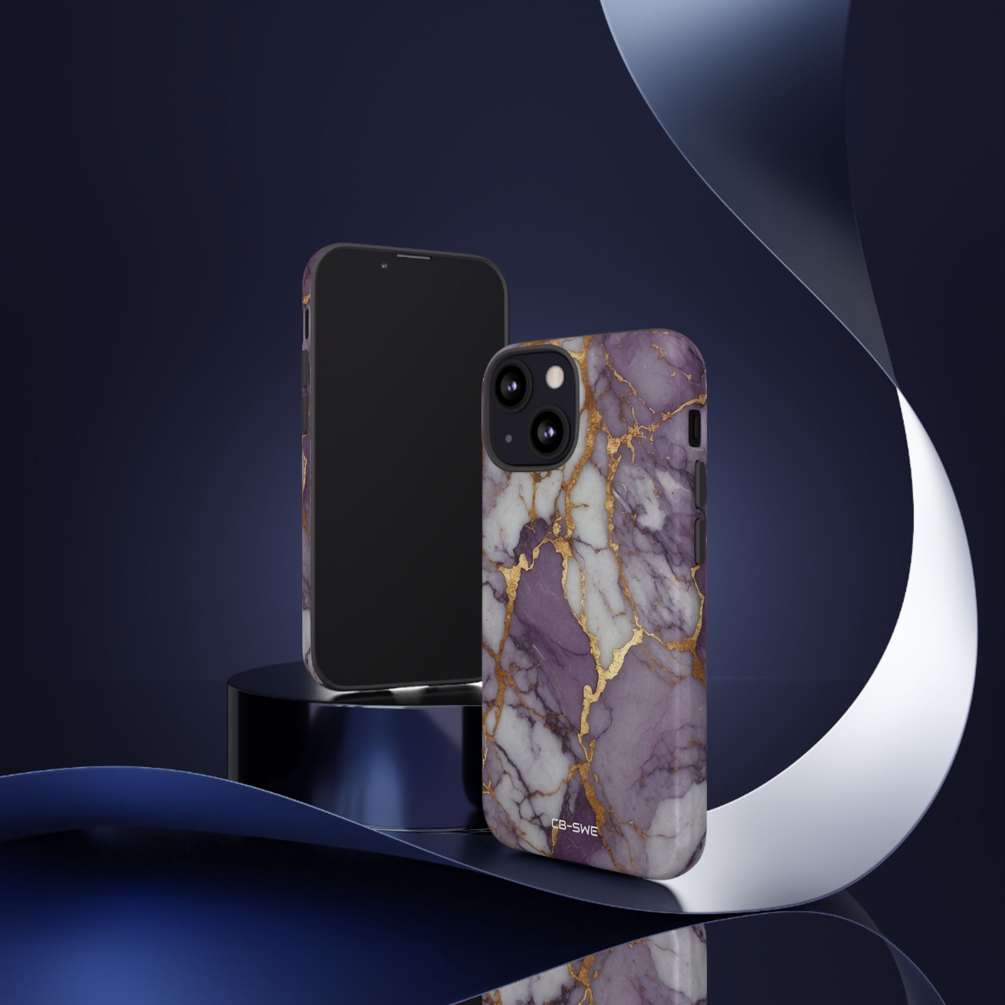 Lavender Veins Flow - iPhone Case