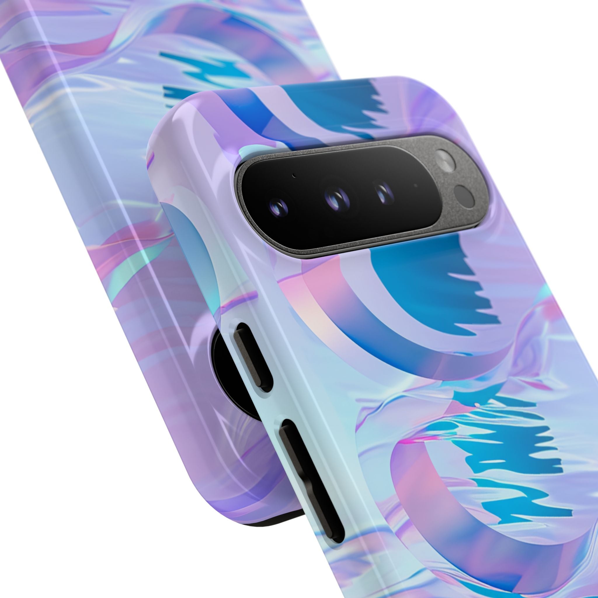Iridescent Flowing Waves Google Pixel 9 - Tough