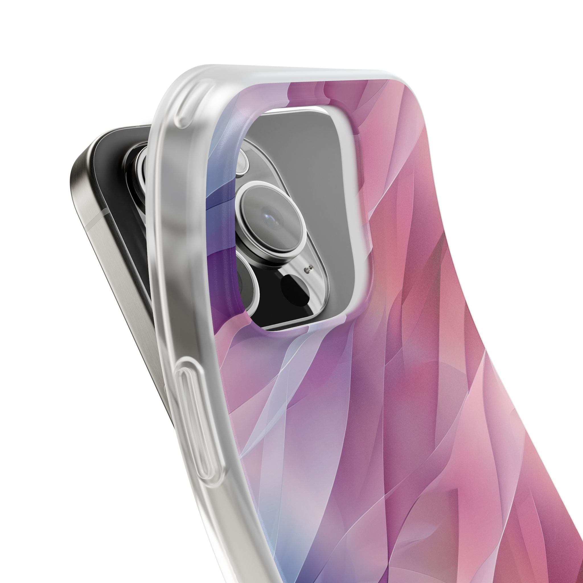 Pink Wave iPhone 16 Pro Case - Soft