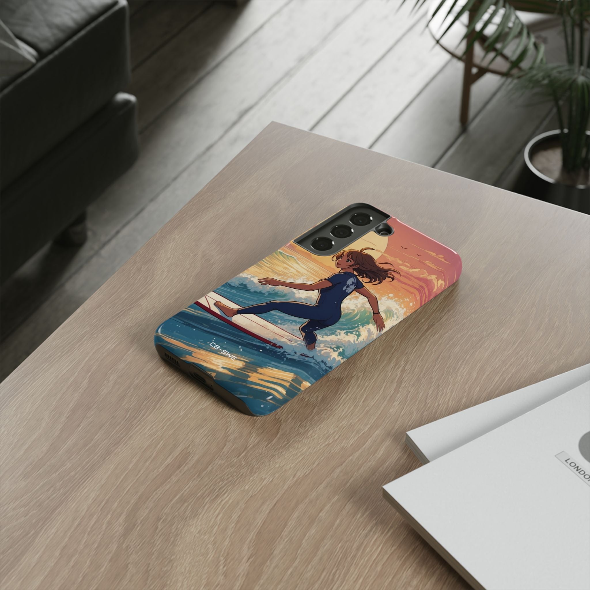 Surfing Into Sunset - Samsung Case