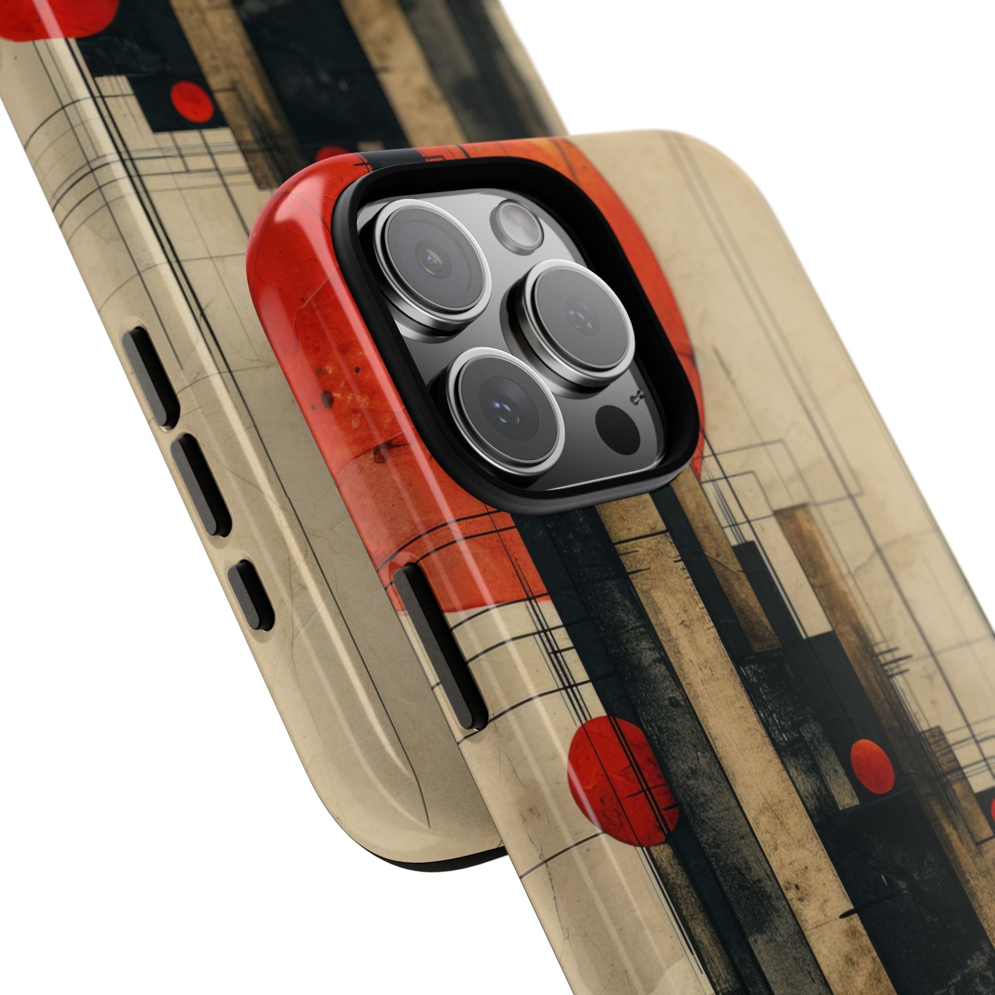 Geometric Cityscape Essence iPhone 16 - Tough