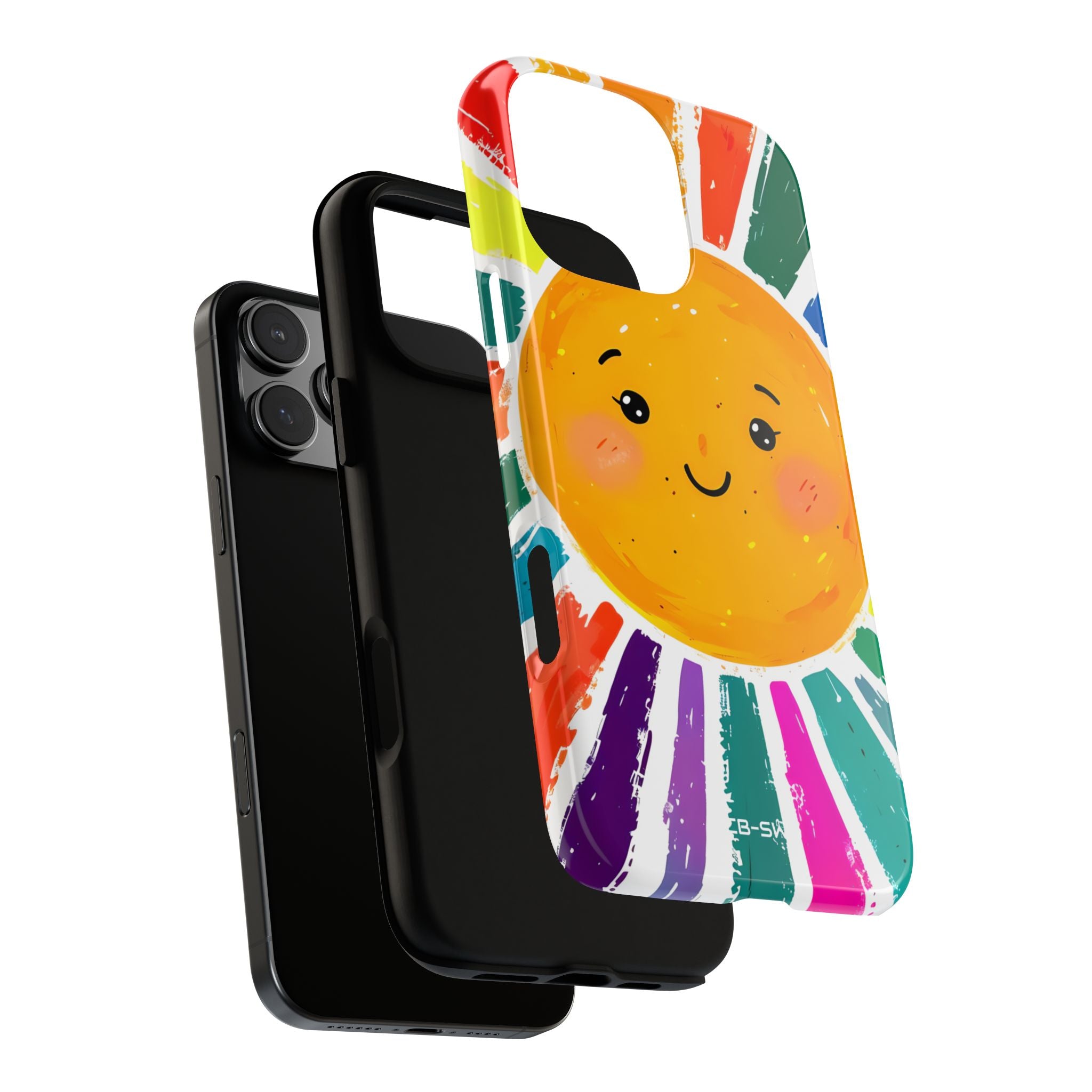 Radiant Smiling Sun - iPhone Case