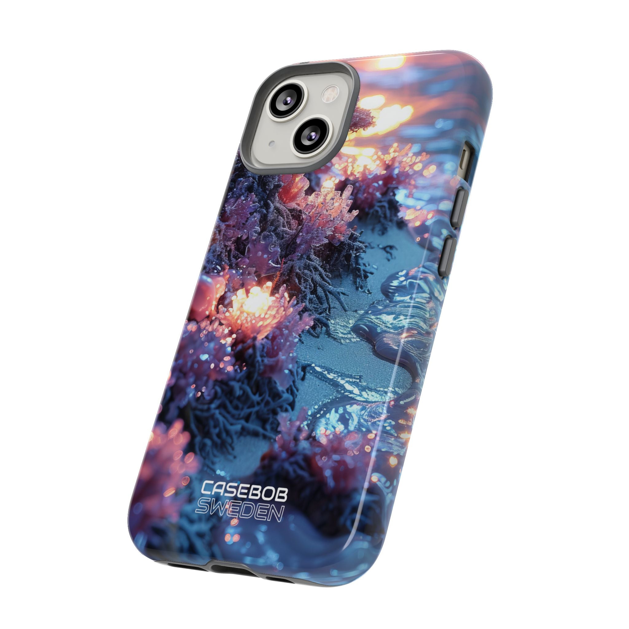 Crystal Sunset Shore iPhone 14 - Resistente