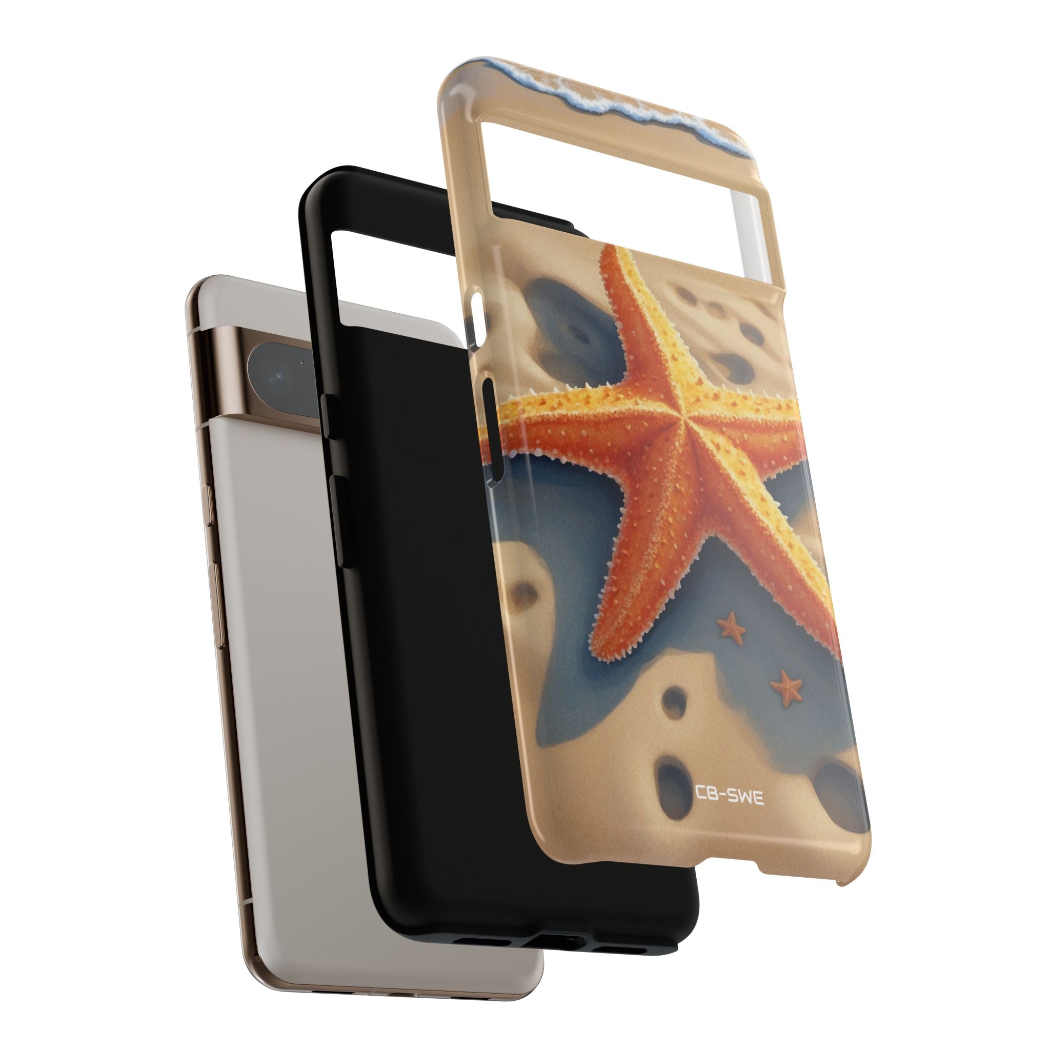 Starfish Rests On Sand - Google Pixel Case