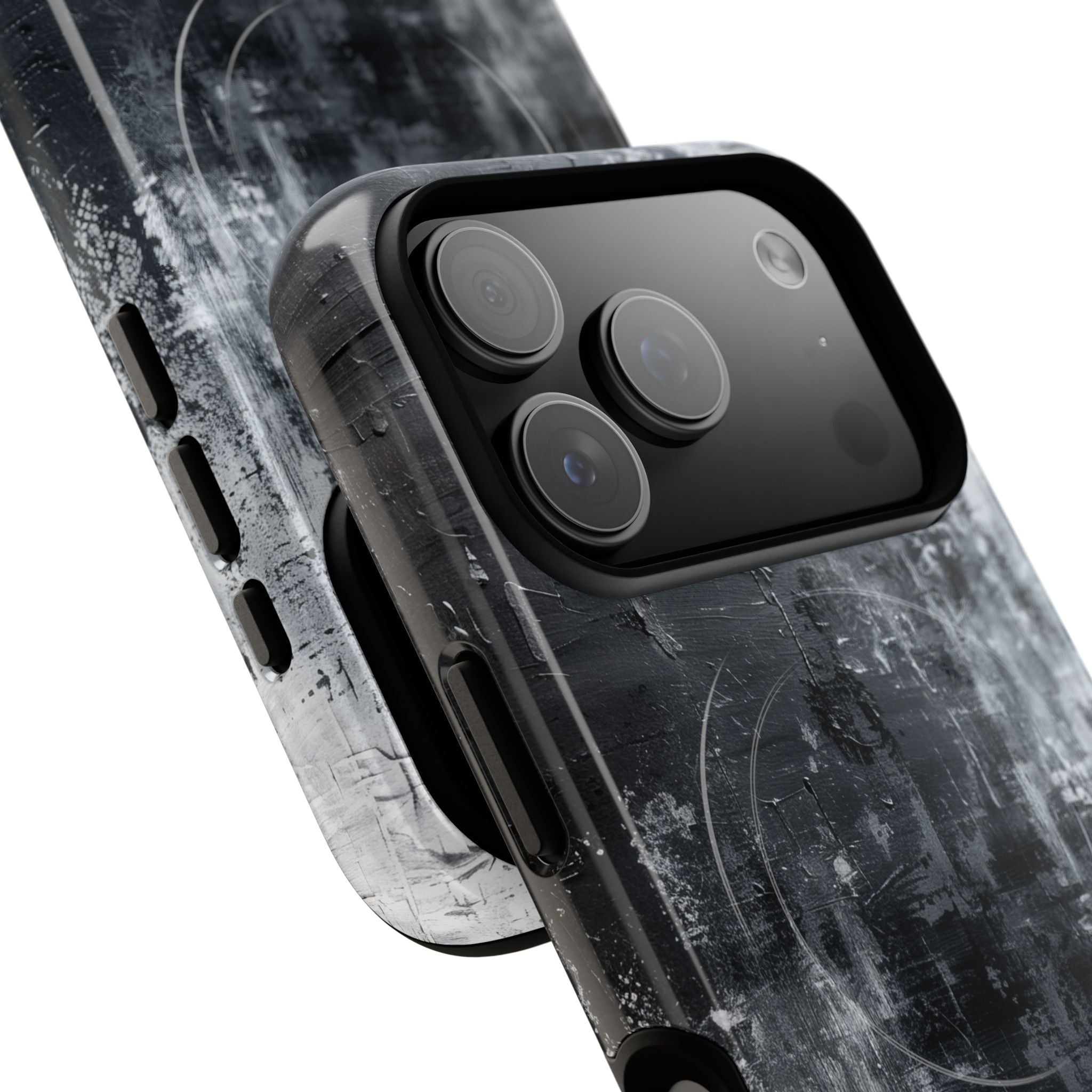 Textured Blackscape iPhone 17 Pro Case - Tough+