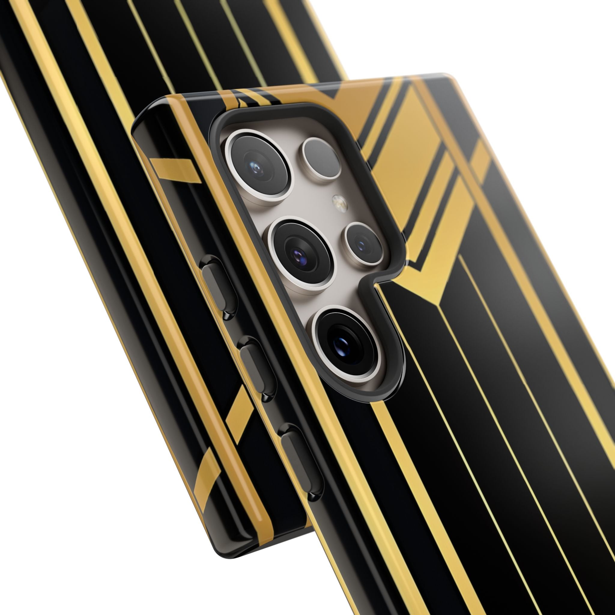 Golden Geometric Symphony Samsung S24 - Tough
