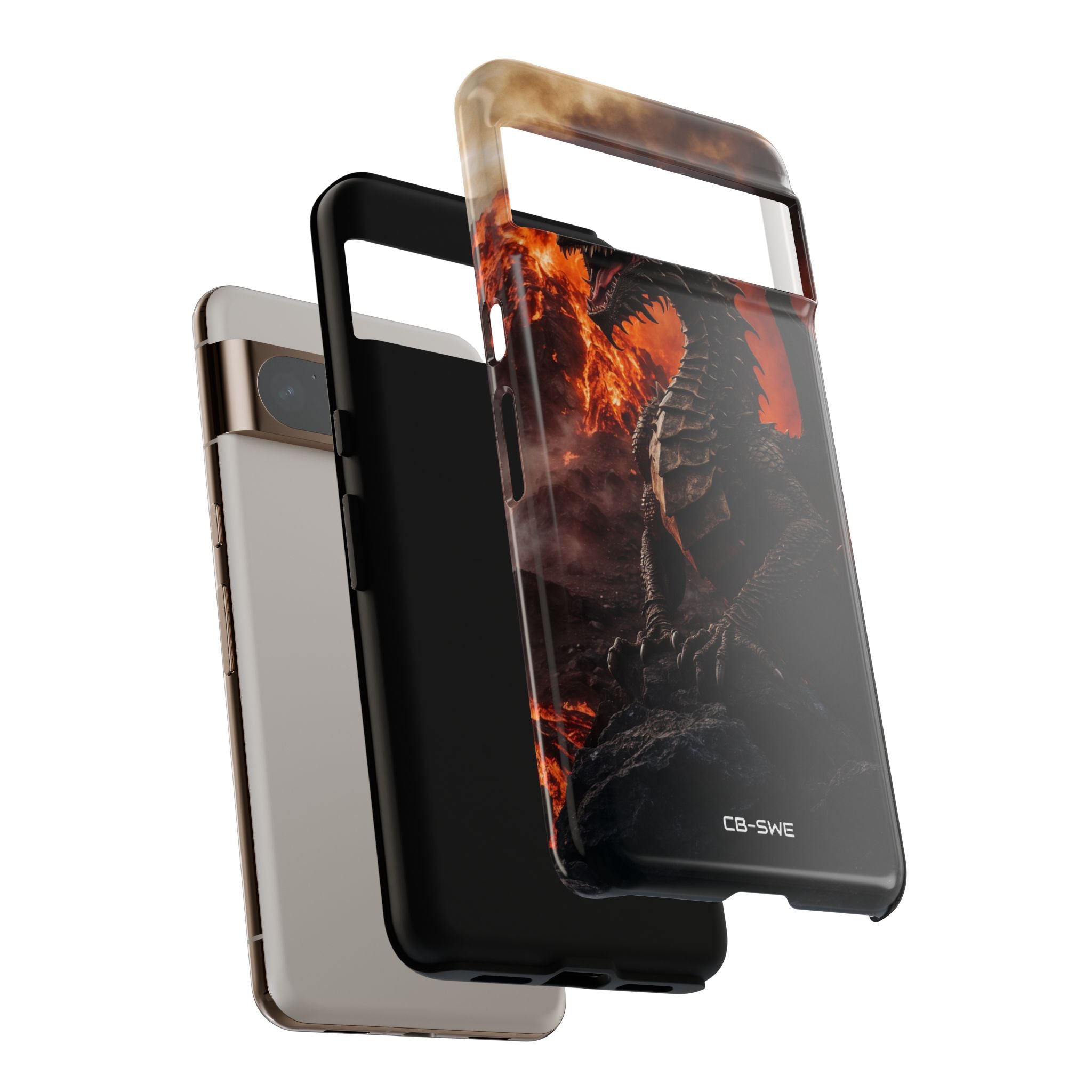 Fiery Dragon Soars - Google Pixel Case