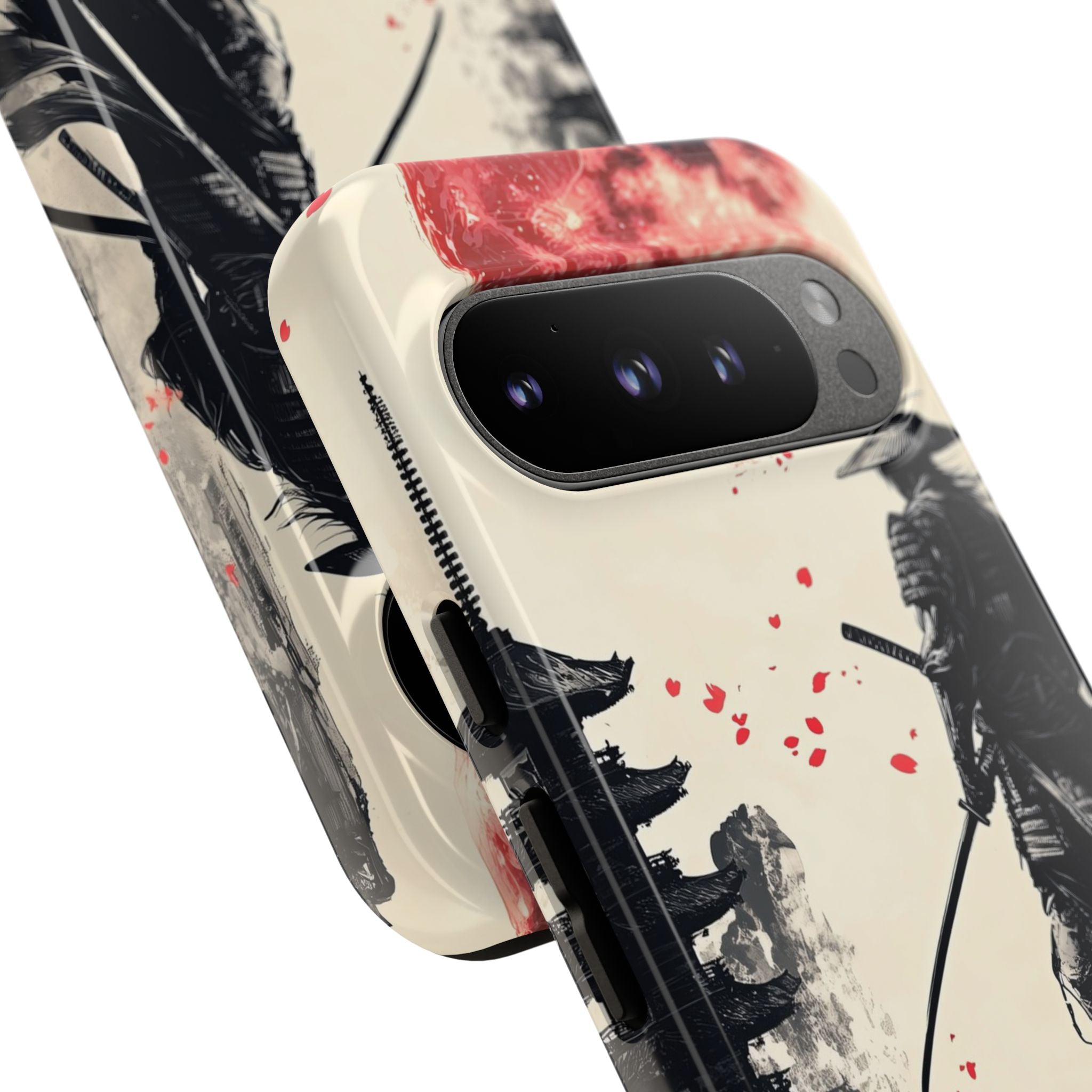 Samurai Gazes Moonward - Google Pixel Case