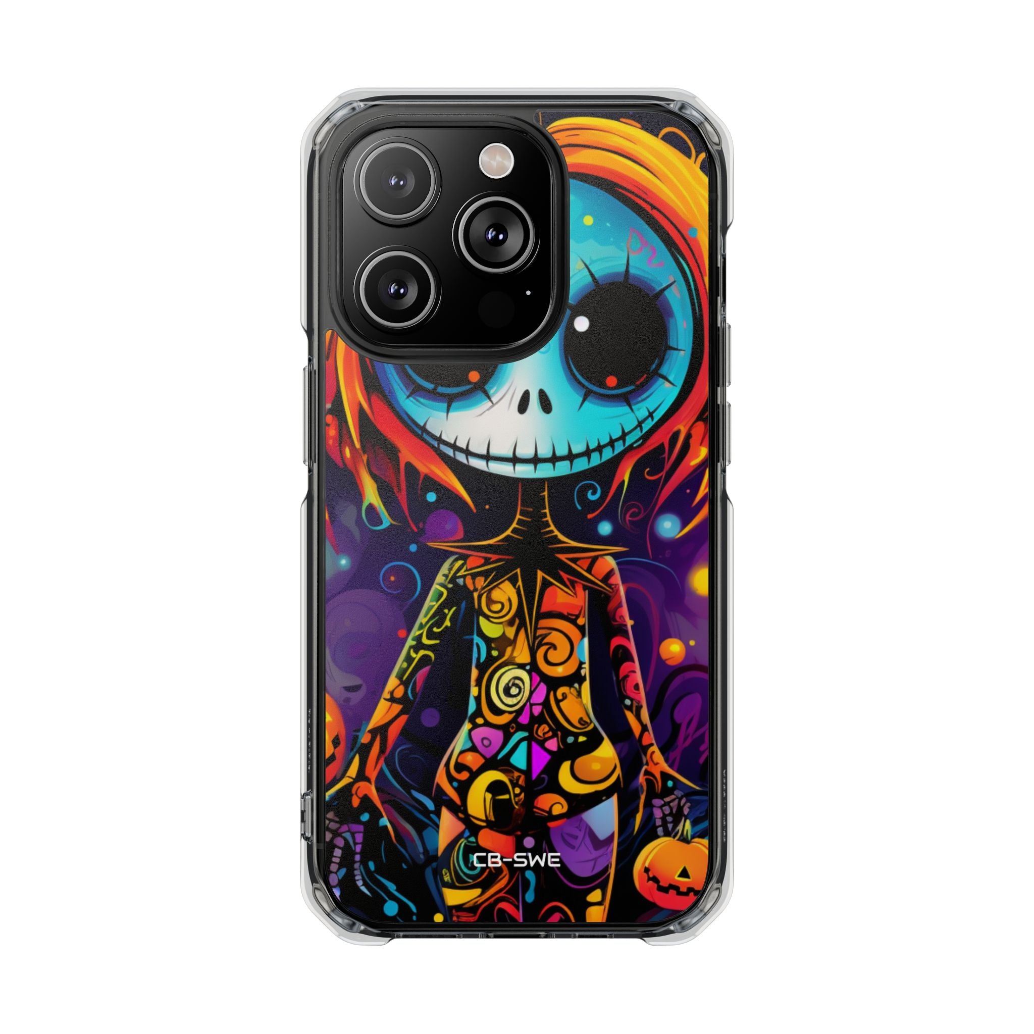 Skeletal Figure Laughs iPhone Case - Impact