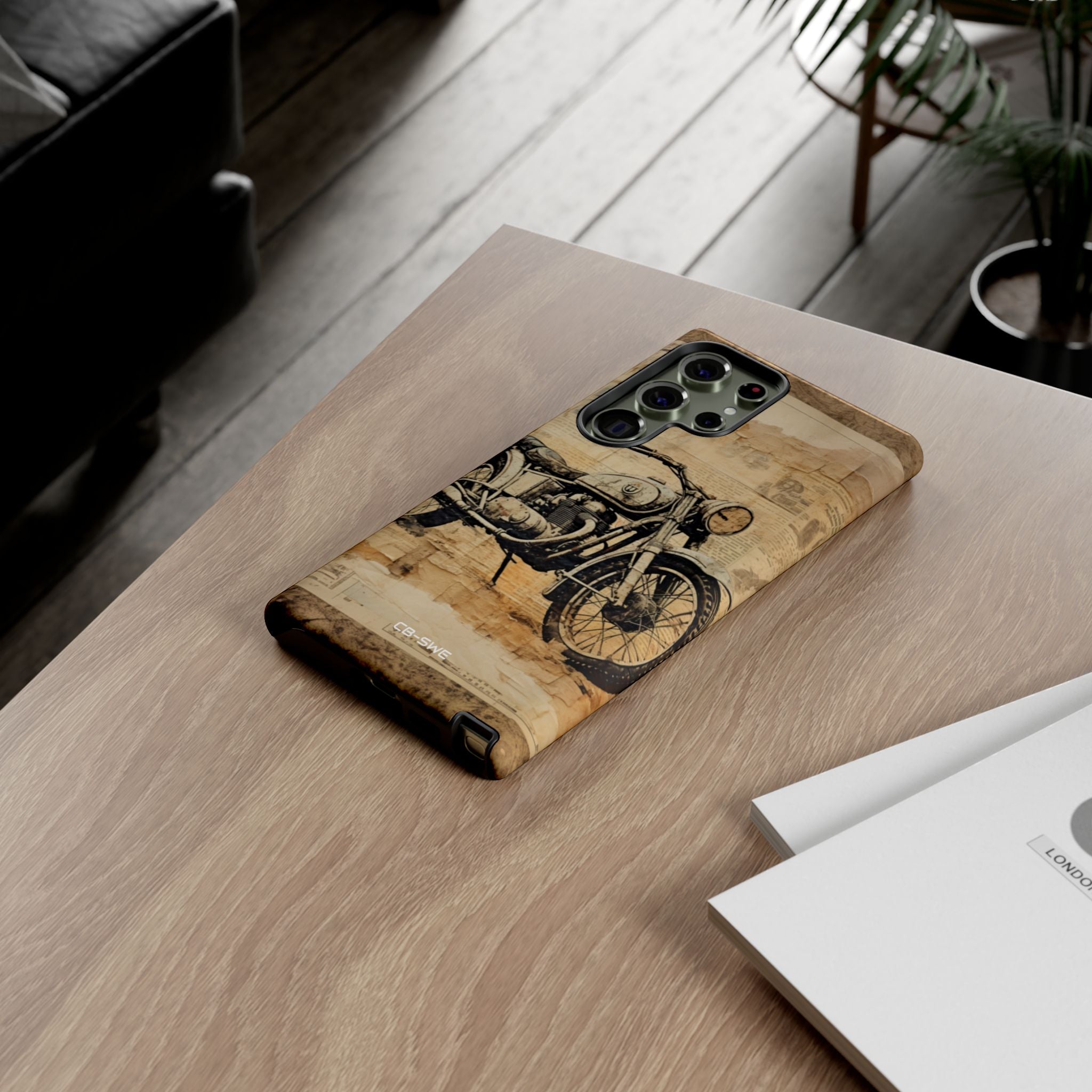 Vintage Motorcycle Collage - Samsung Case