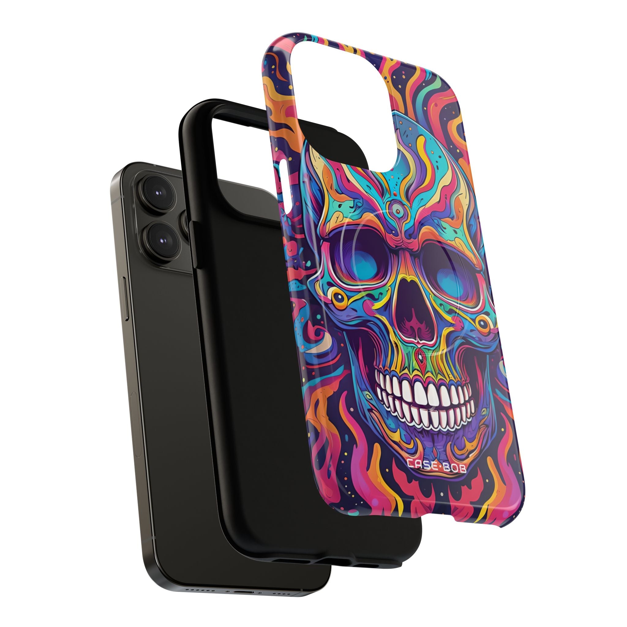 Flaming Skull iPhone 14 Pro Max Case - Tough+