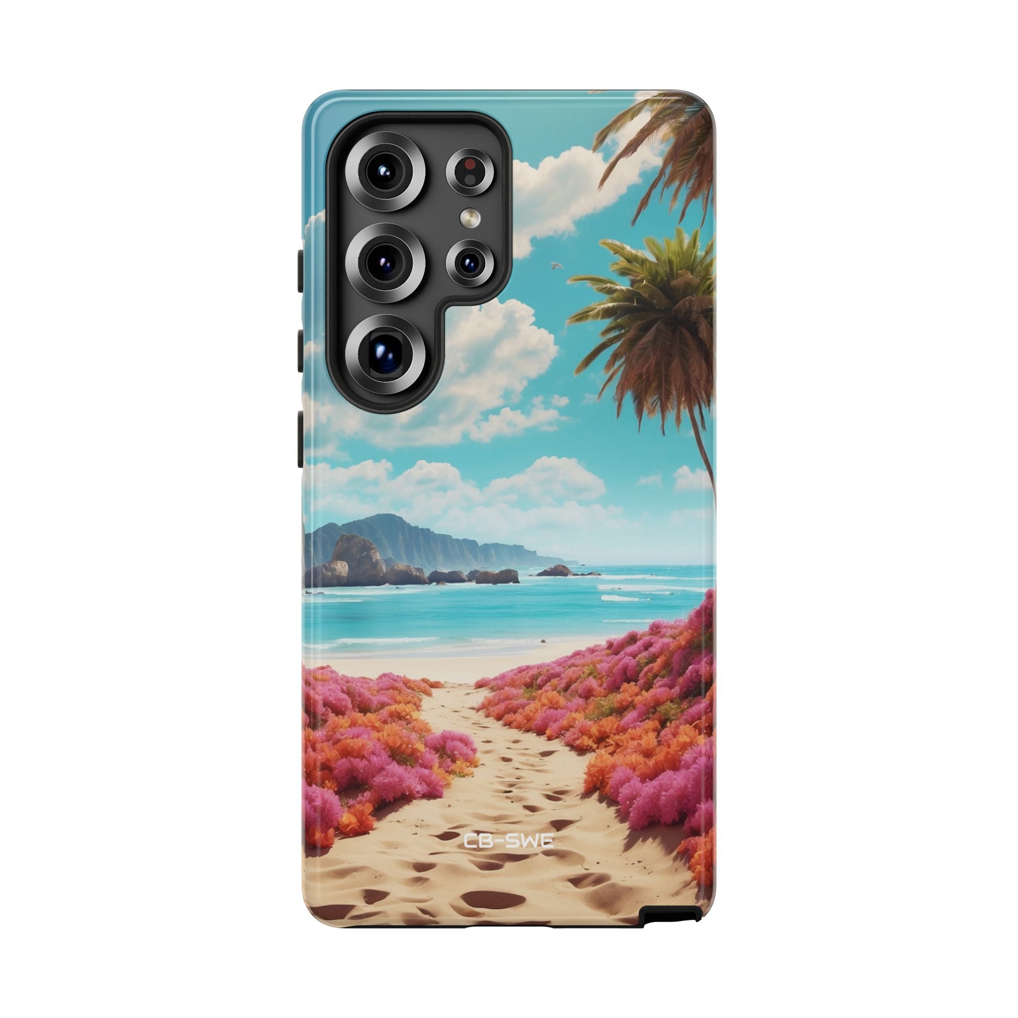 Tropical Flowers Frame - Samsung Case