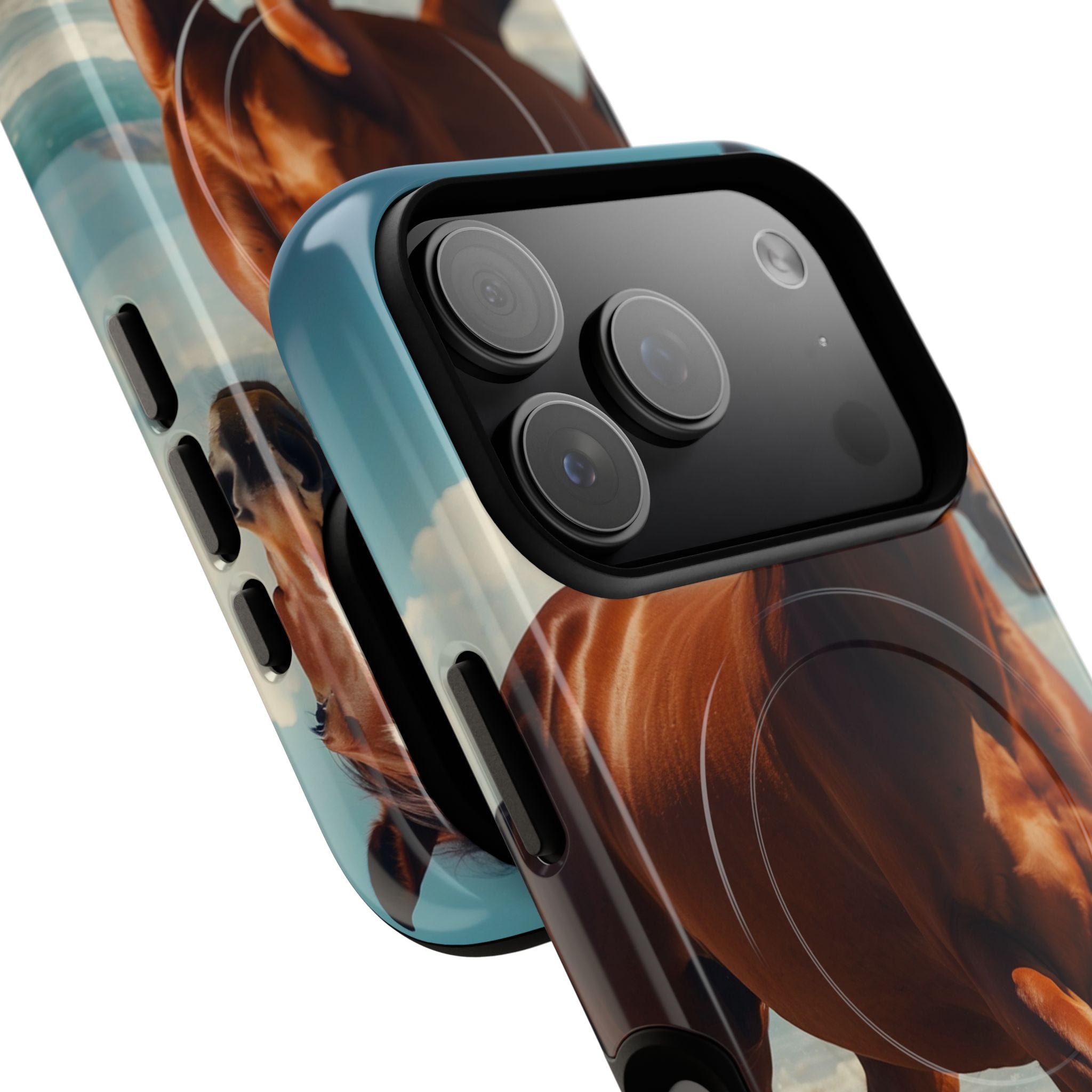 Blazing Horse iPhone 17 Pro Case - Tough+