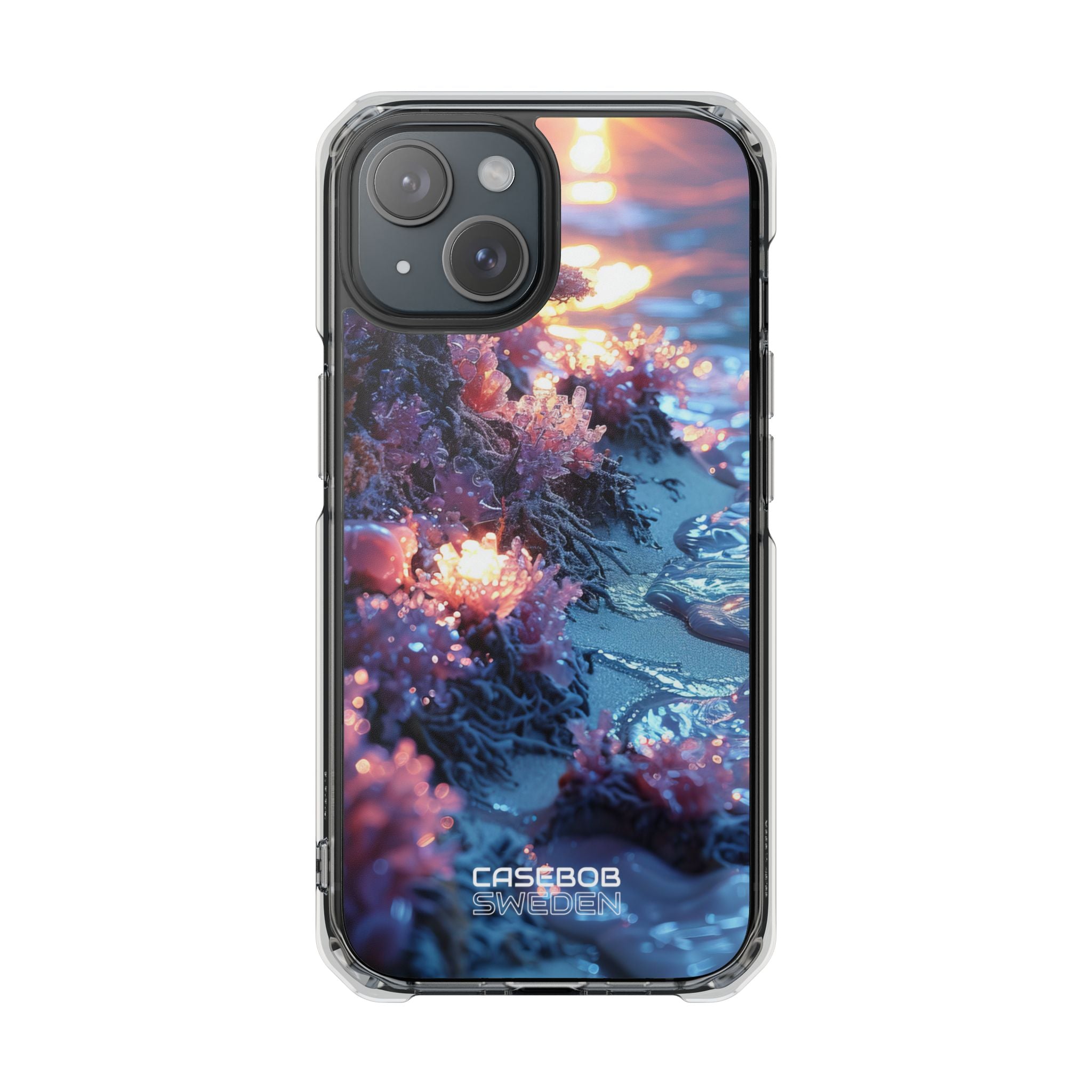 Crystal Sunset Shore iPhone 15 - Impact Clear+