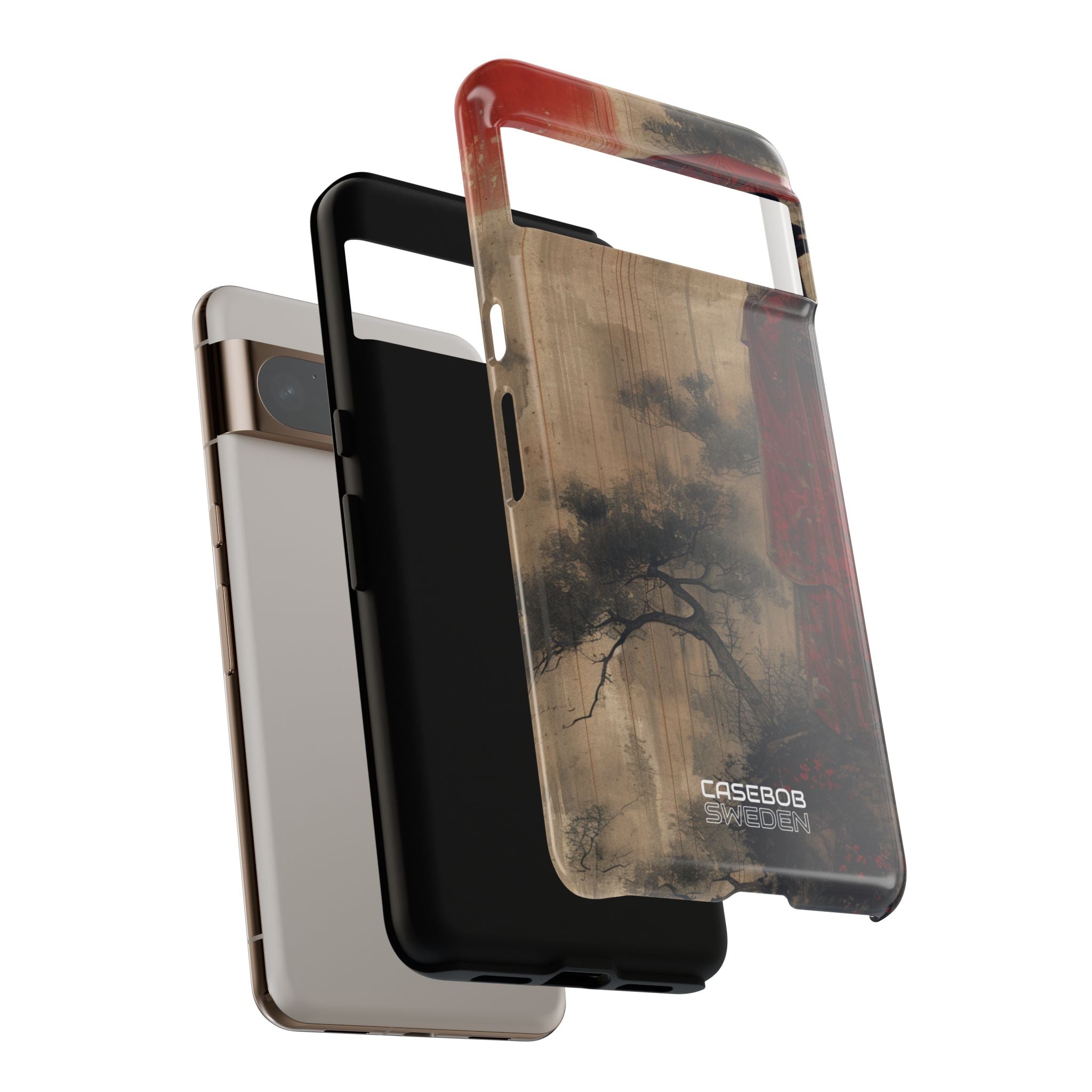 Vista Ombrello Cremisi Google Pixel 8 - Tough