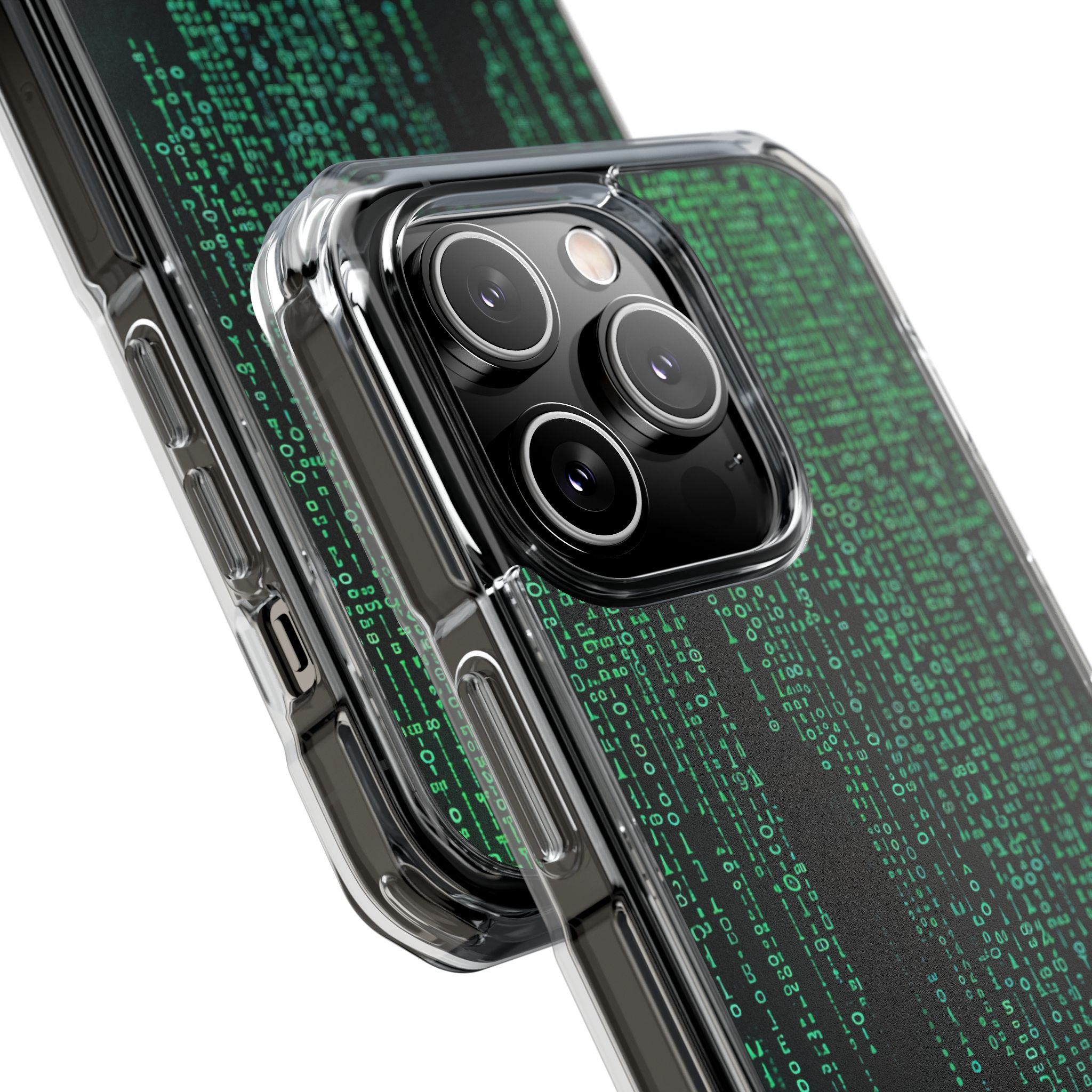 Neon Data Stream iPhone 14 - Impact Clear+