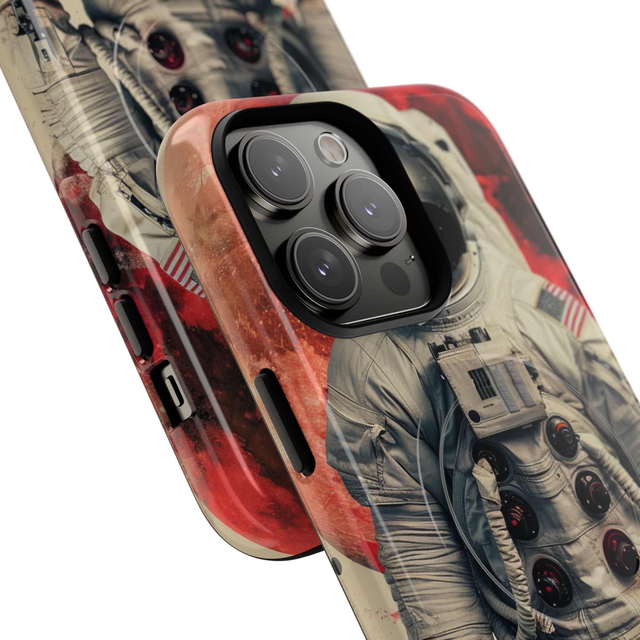 Crimson Spacewalk Dream iPhone 14 - Tough+