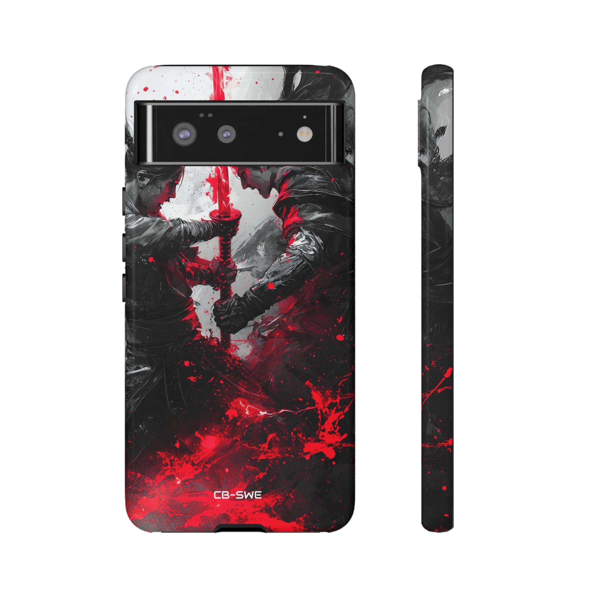 Crimson Blade Clash - Google Pixel Case