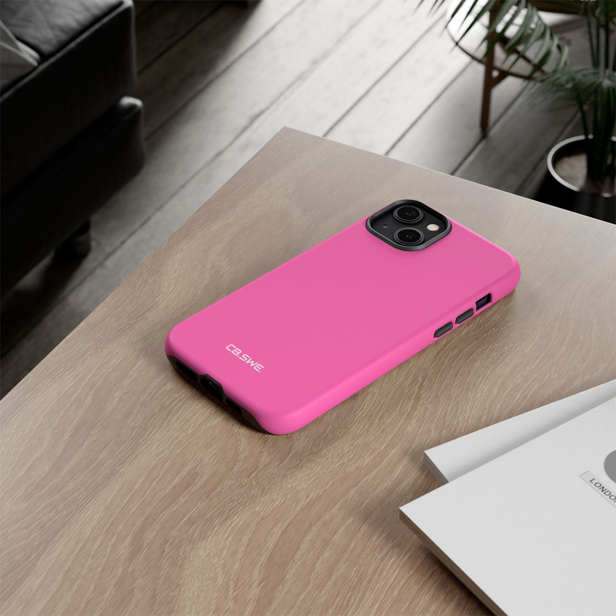 Hot Pink iPhone Case - Tough