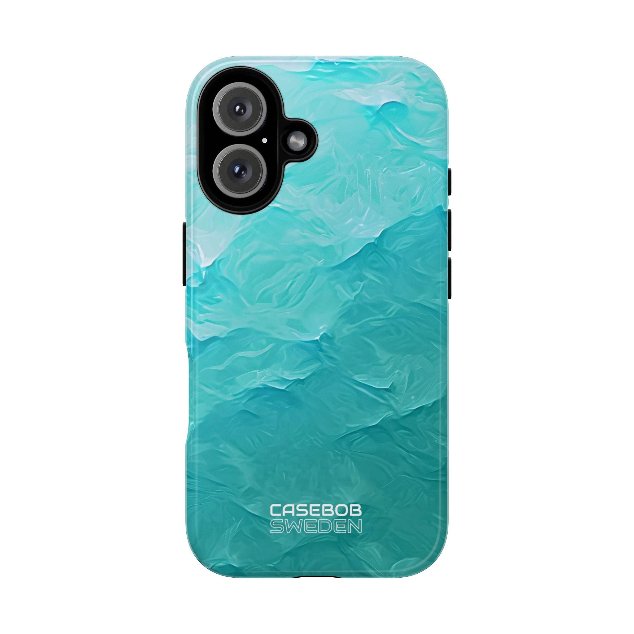 Soothing Aqua Currents iPhone 16 - Tough