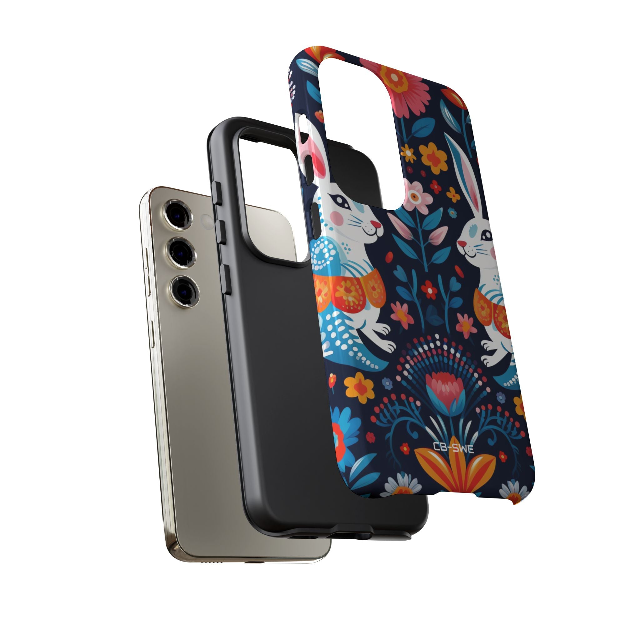 Bunnies Hop Flowers - Samsung Case