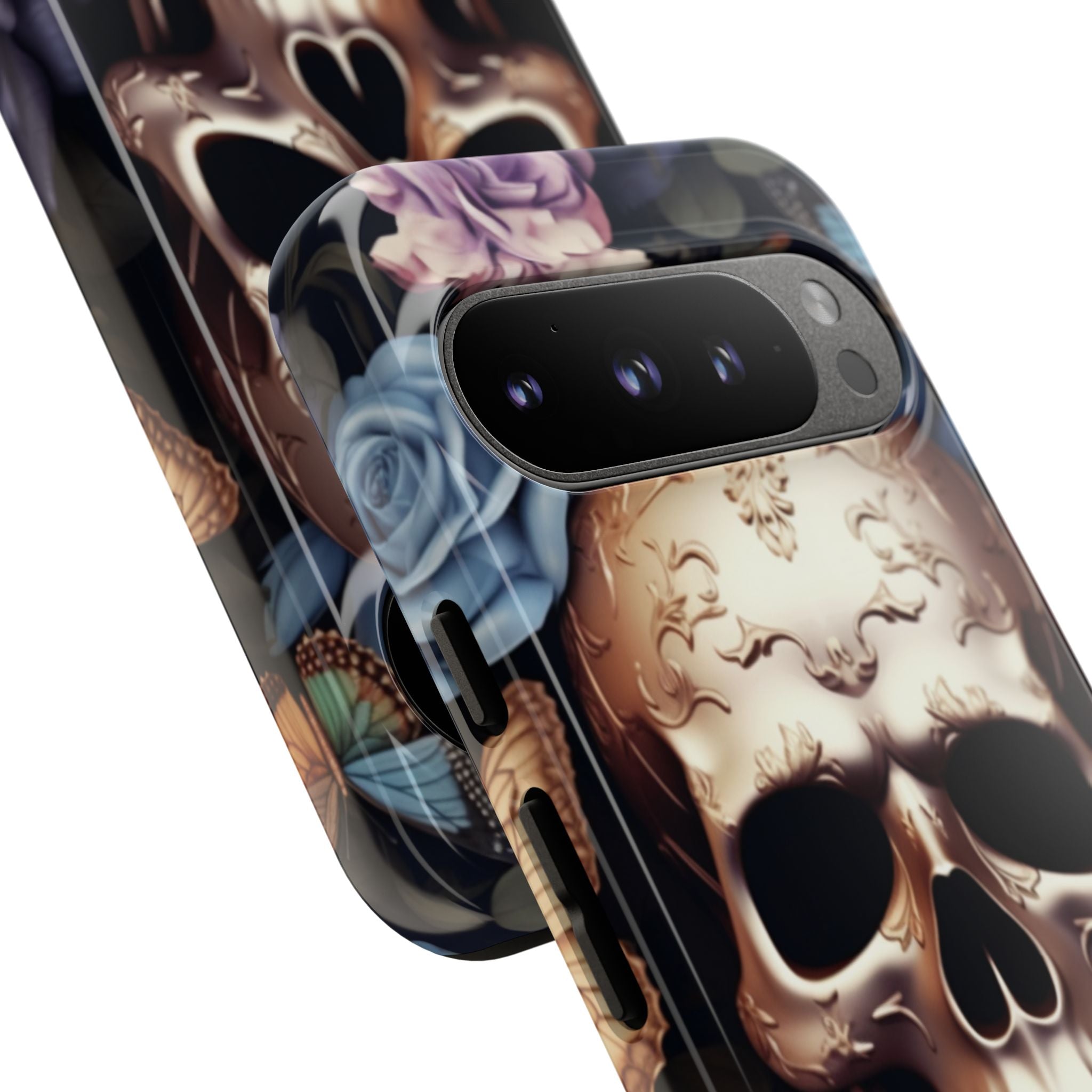 Skull Among Blossoms - Google Pixel Case