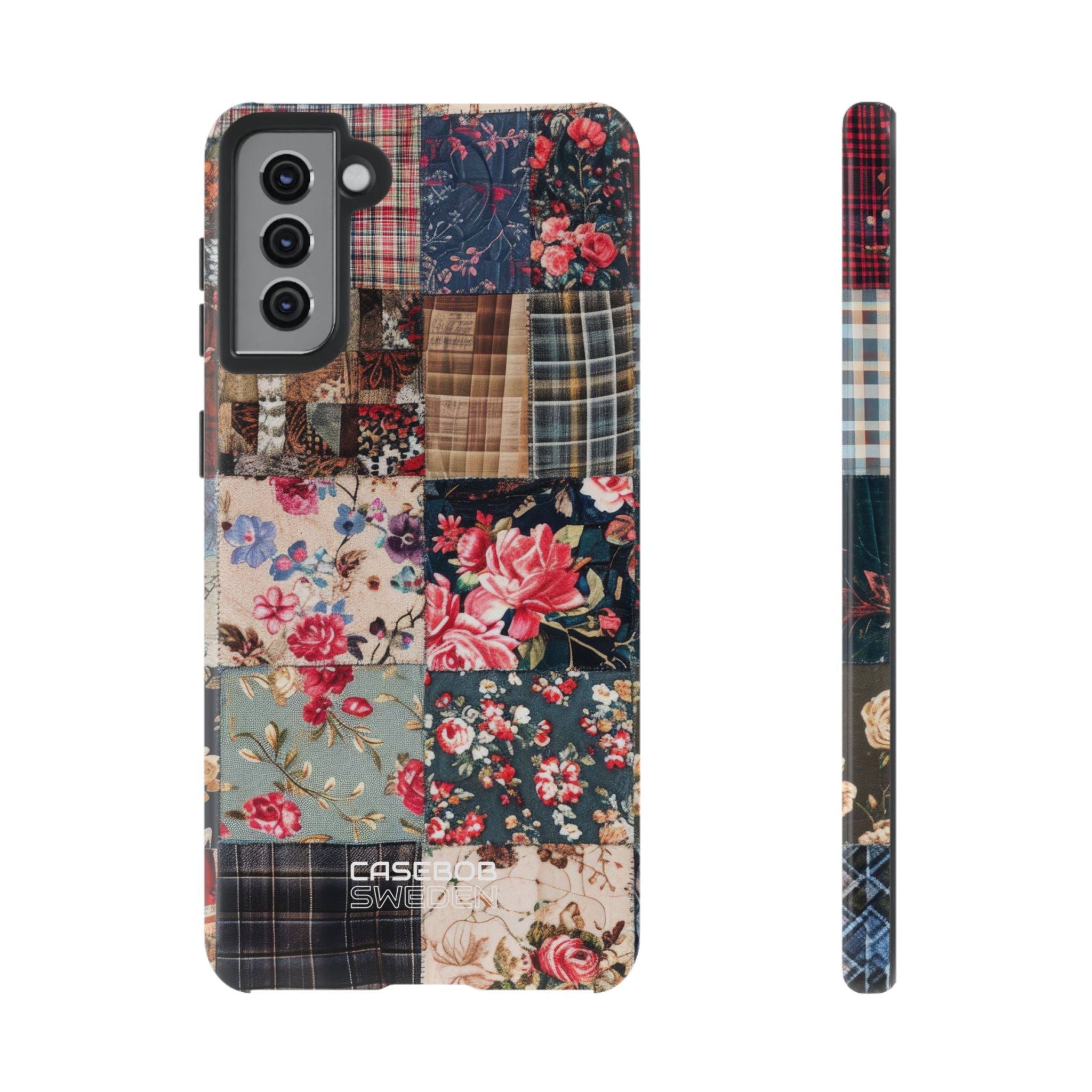 Trapunta floreale patchwork Samsung S21 - Tough