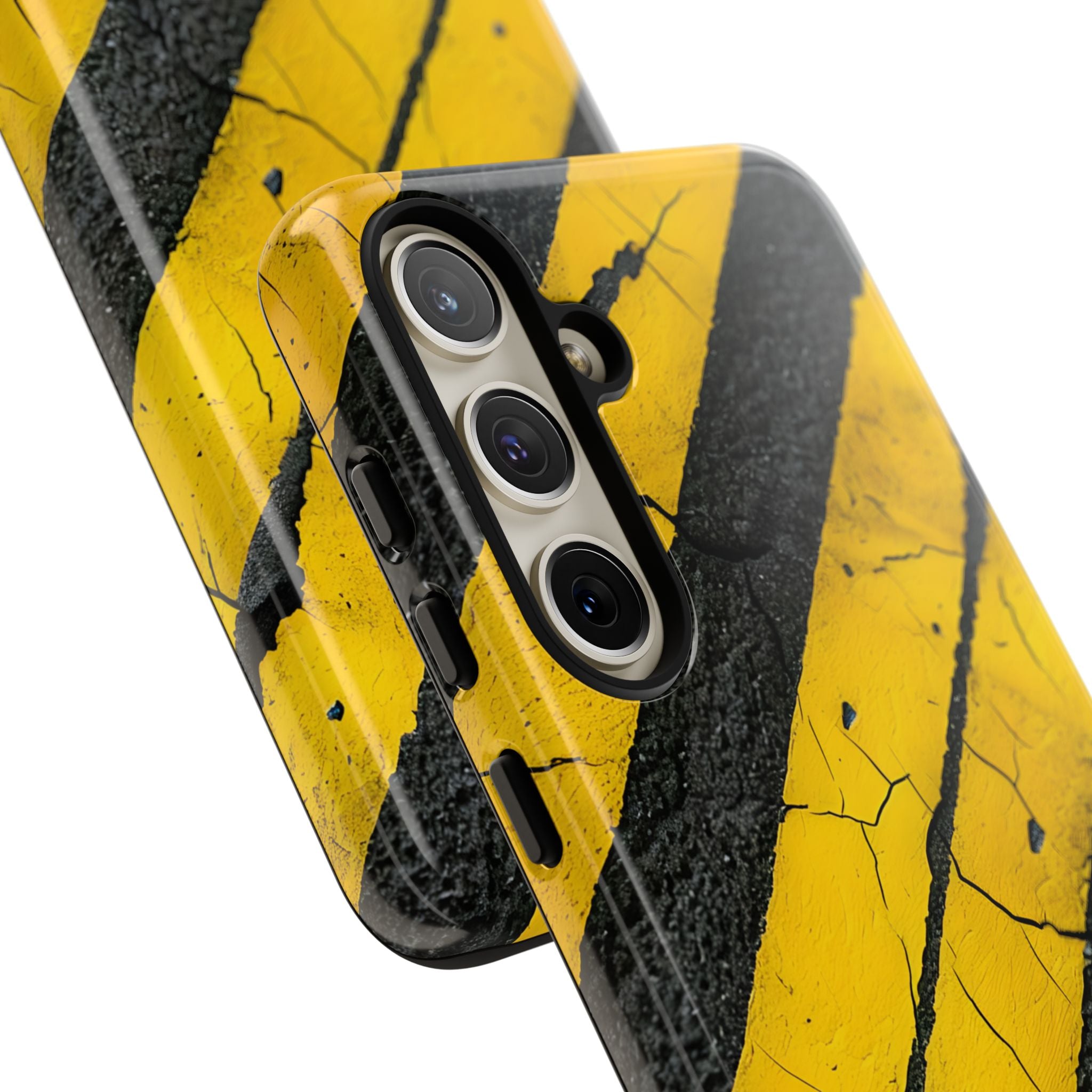 Cracked Hazard Lines - Samsung Case