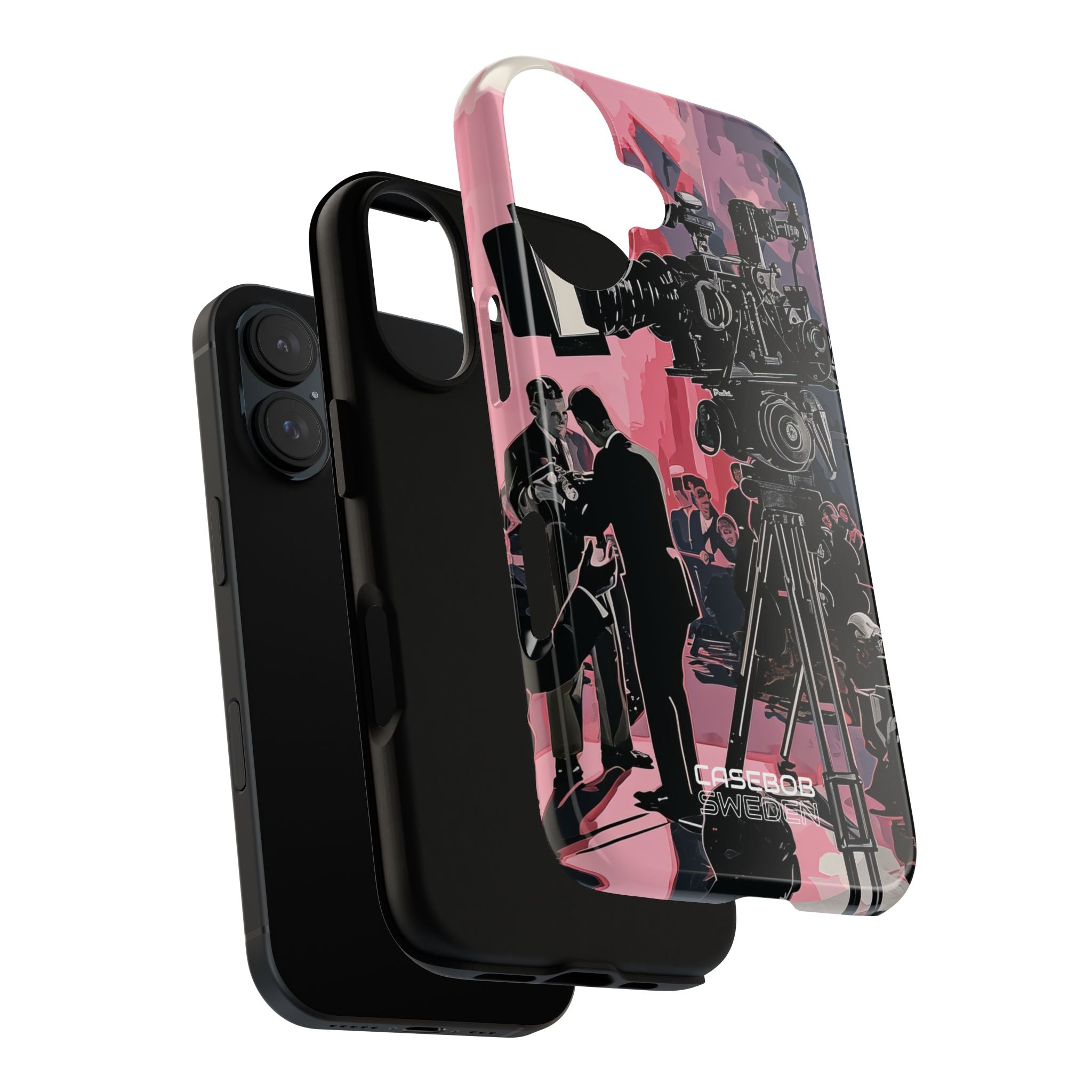 Vintage Cinema Dreams iPhone 16 - Tough