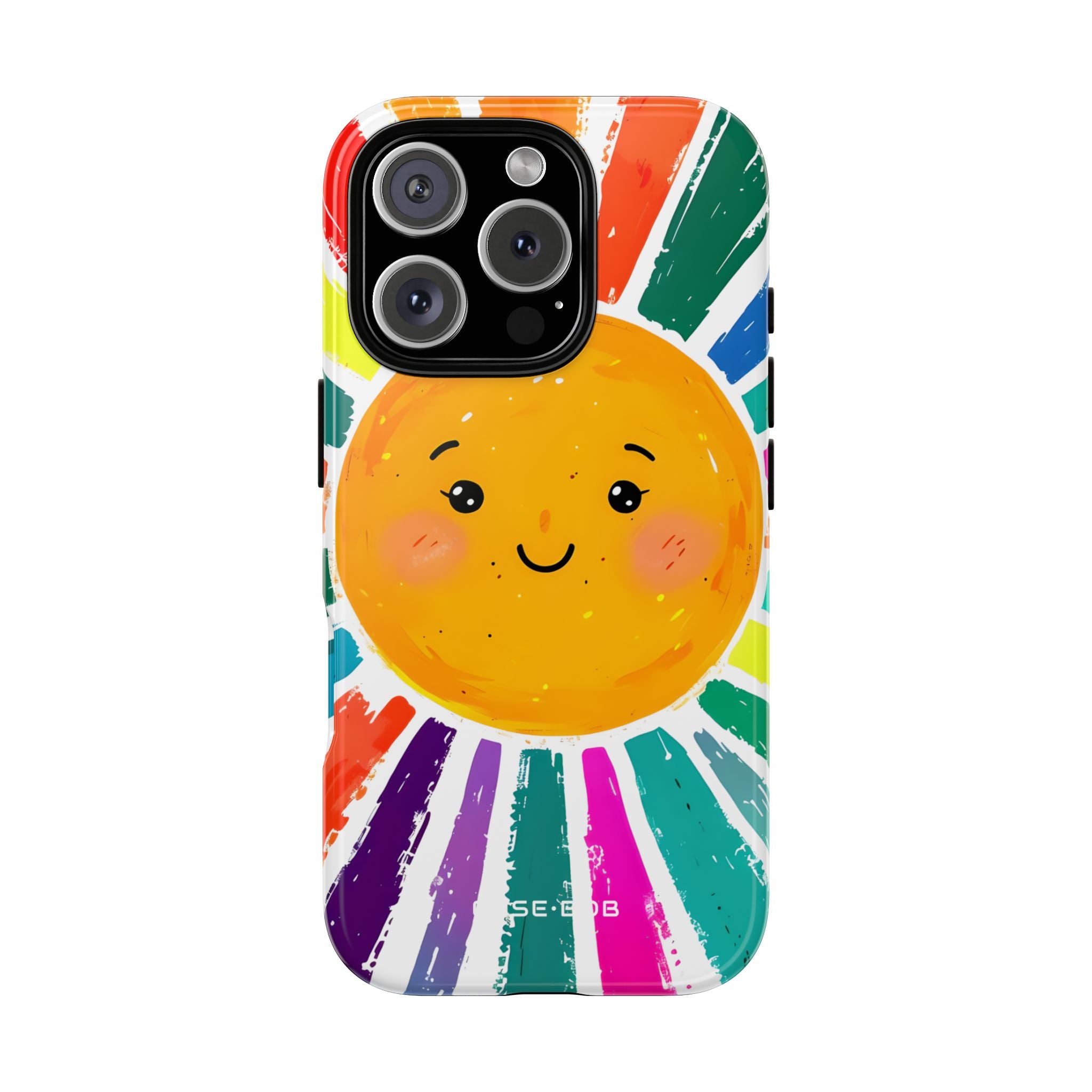Smiling Sunburst iPhone 16 Pro Case - Tough