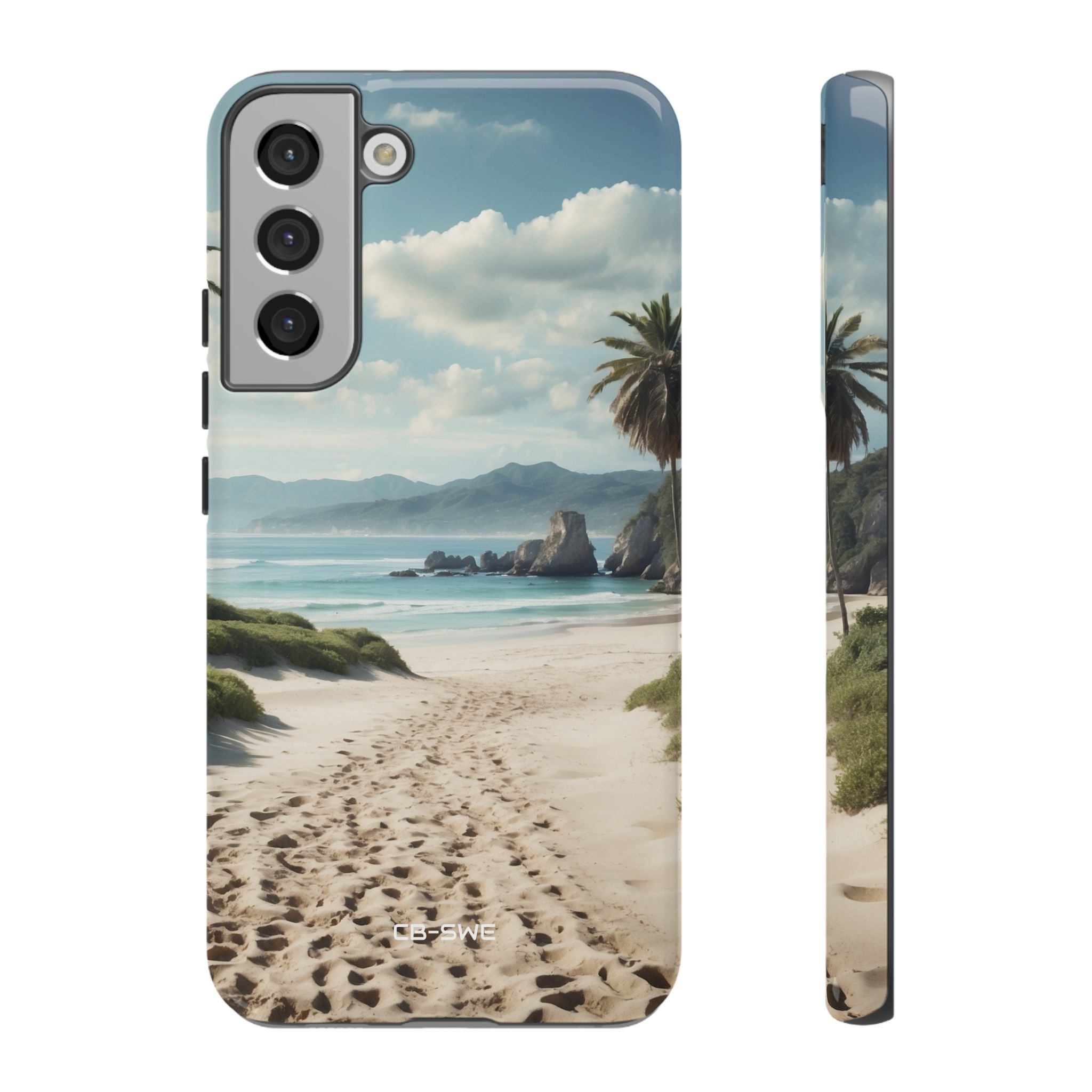 Footprints Trace Sand - Samsung Case