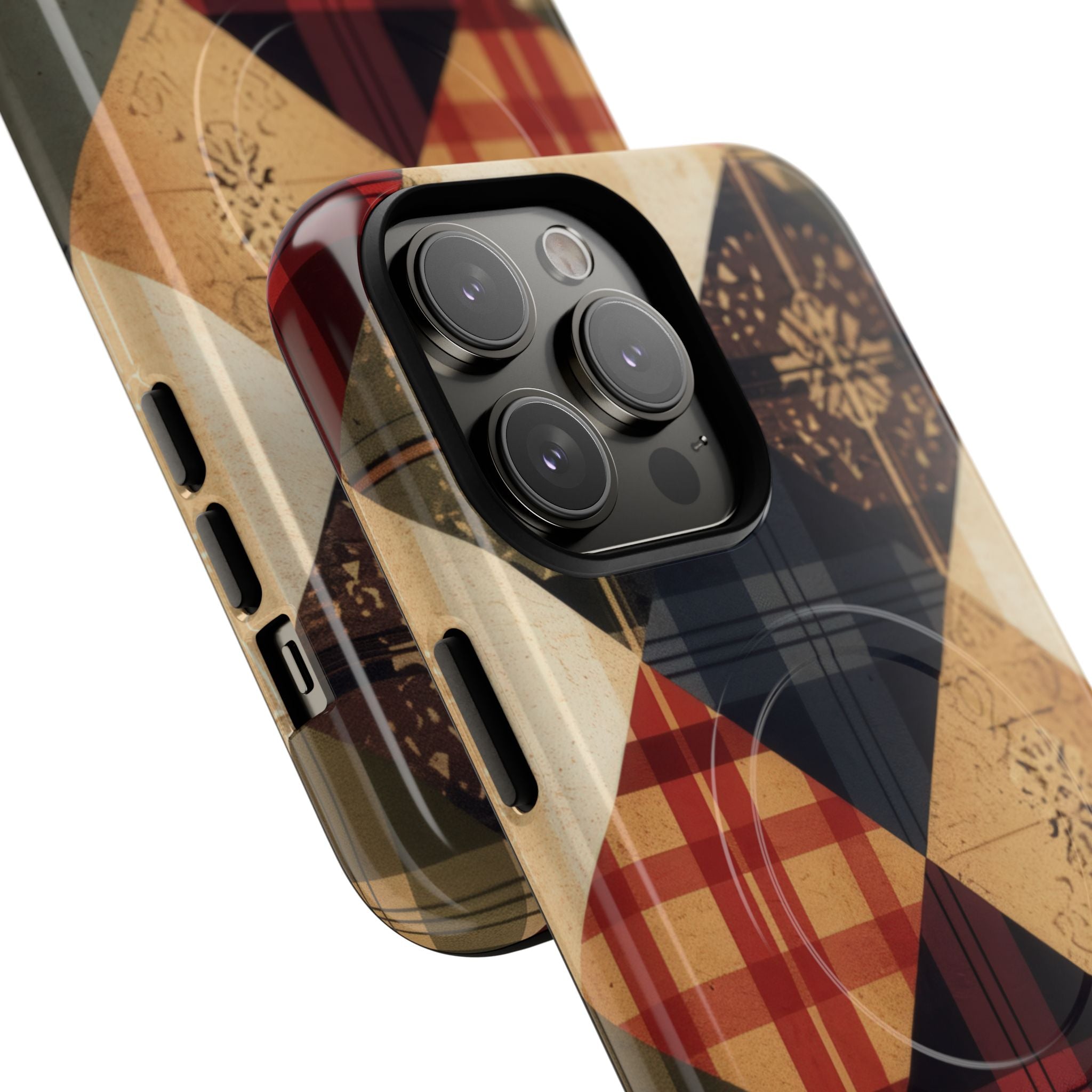 Rustic Quilt Charm iPhone 14 - Tough+