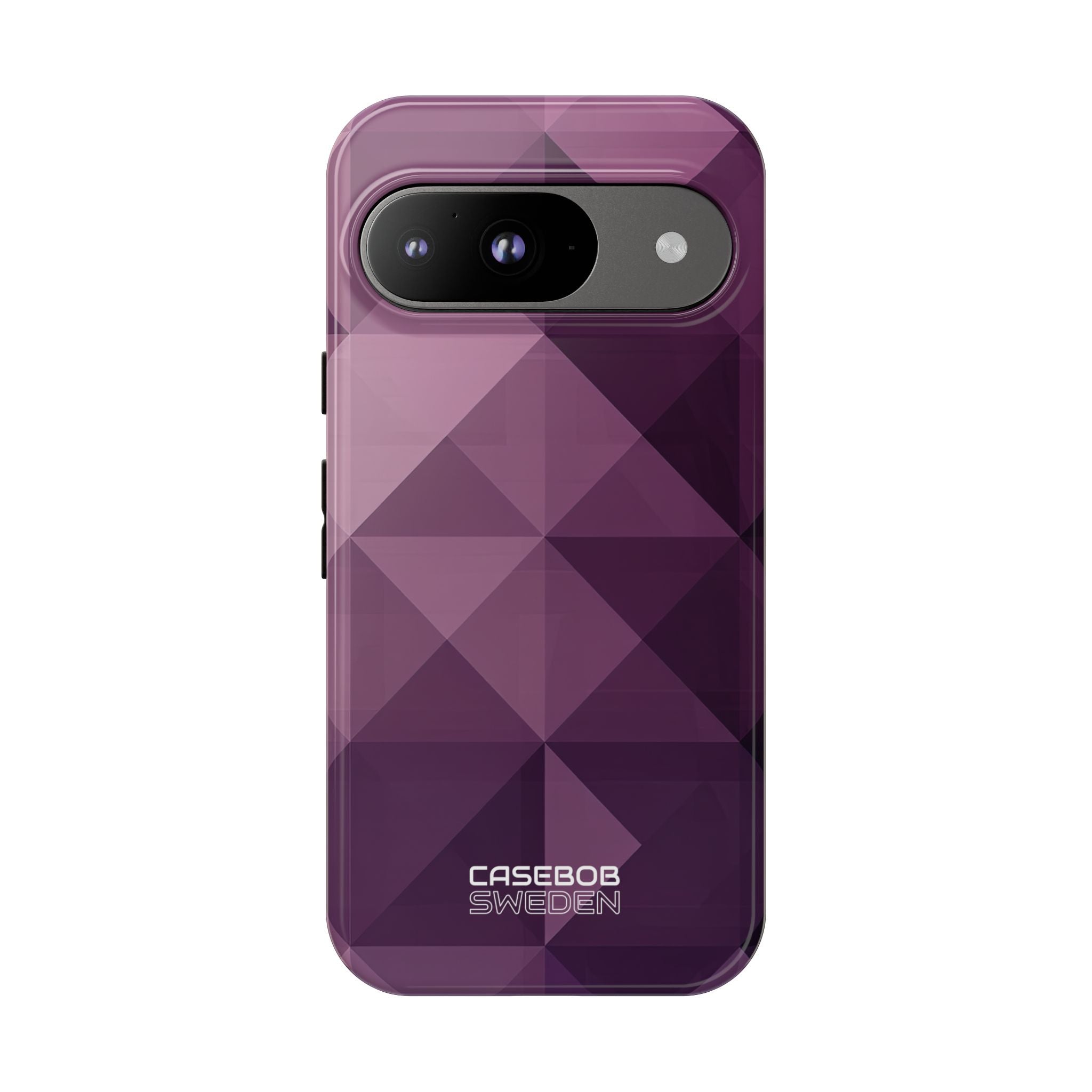 Purple Geometric Mosaic Google Pixel 9 - Tough