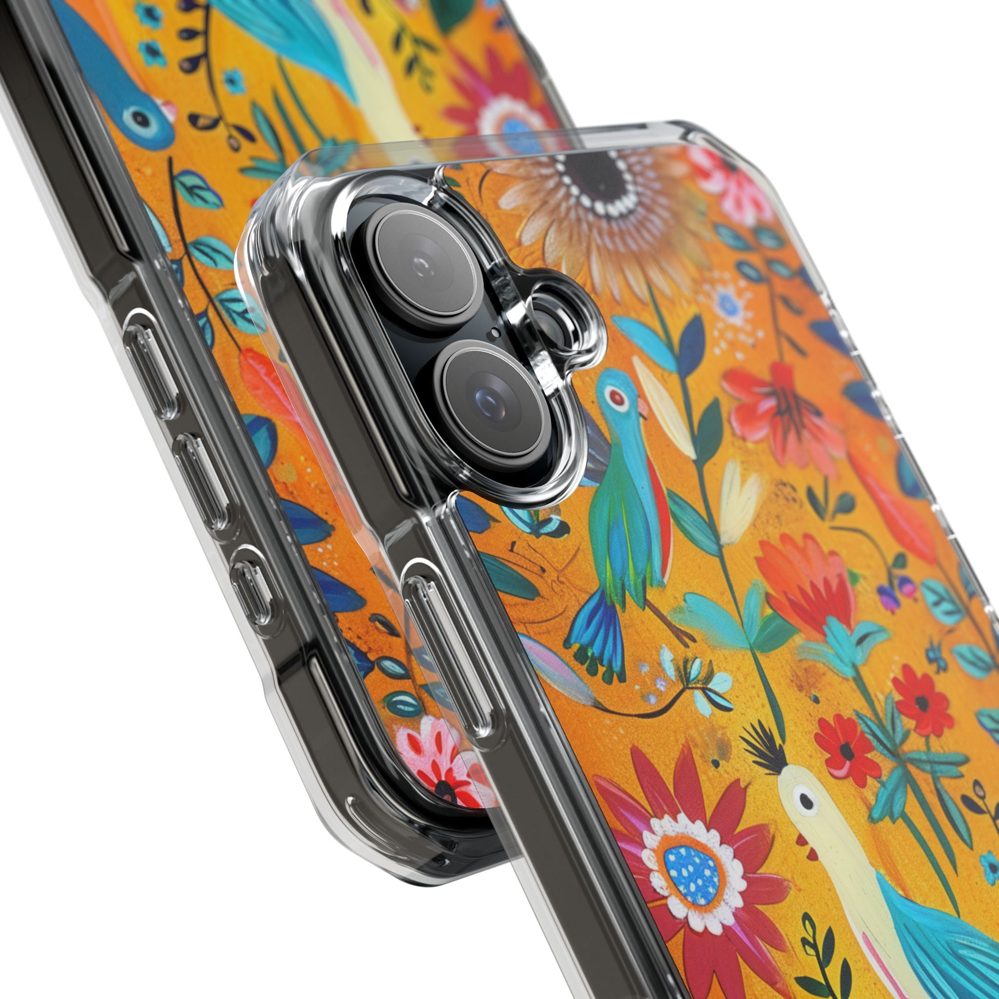 Colorful Birds Bloom iPhone 16 Plus Case - Impact
