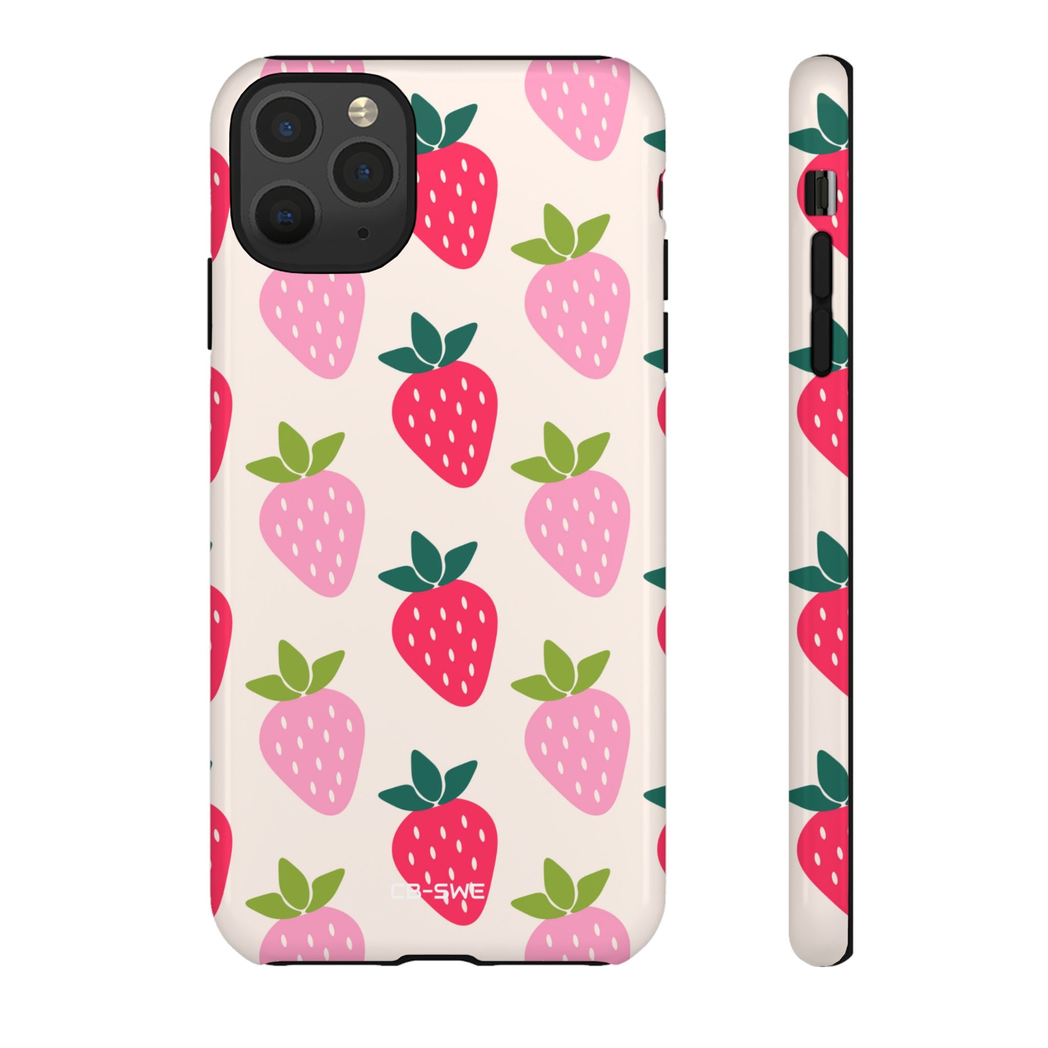 Vibrant Strawberry Rhythm - iPhone Case