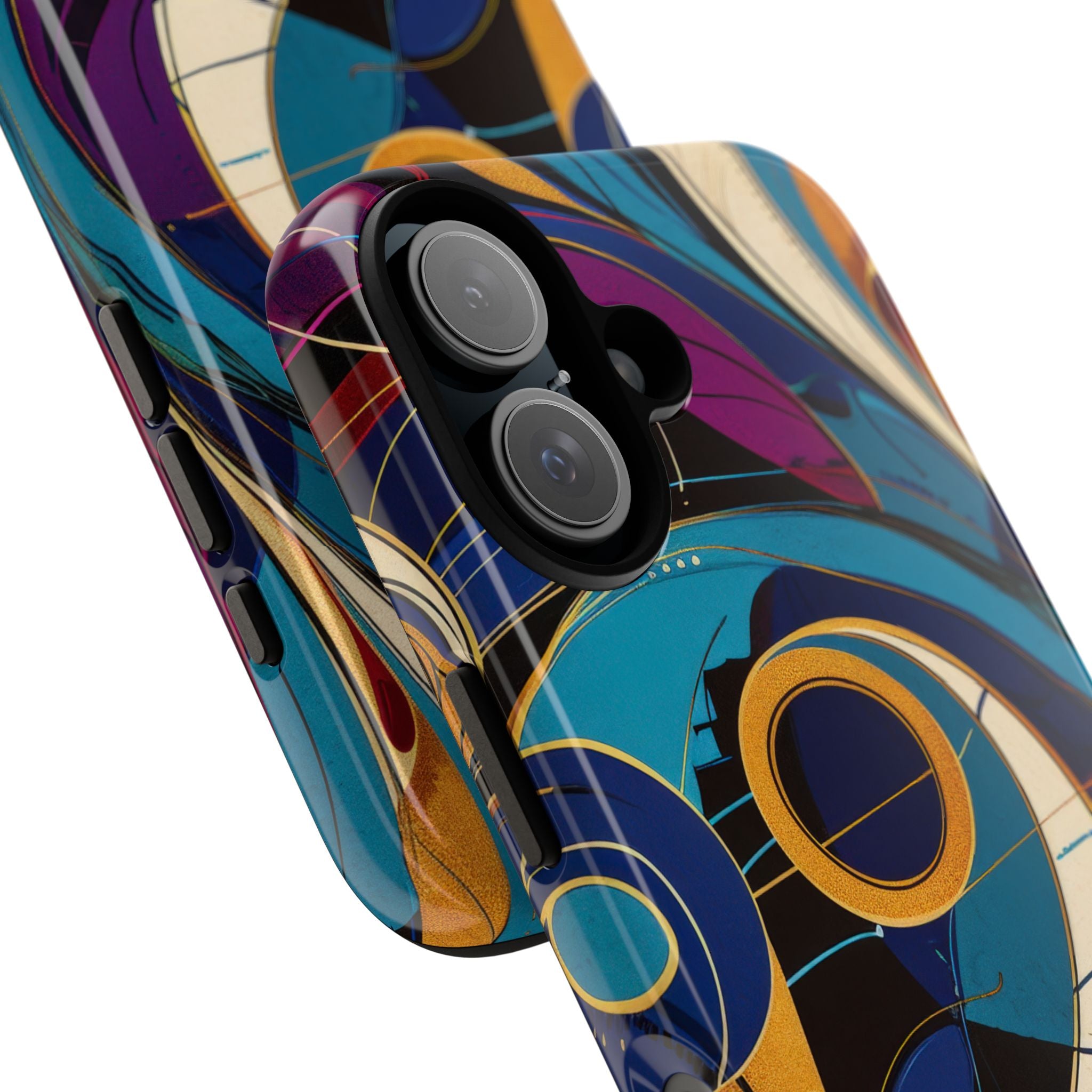 Swirling Copper Dreams iPhone 16 - Tough