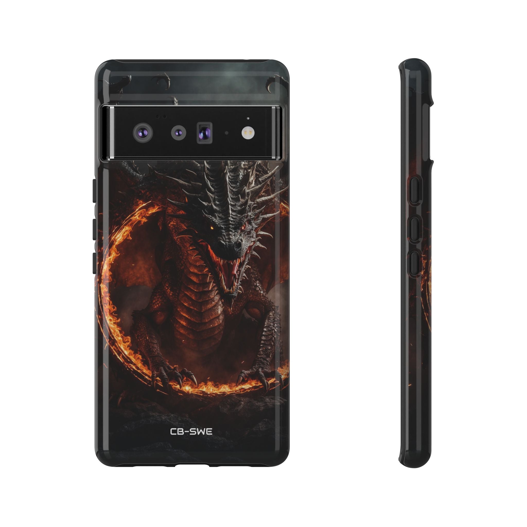 Fiery Dragon Roars - Google Pixel Case