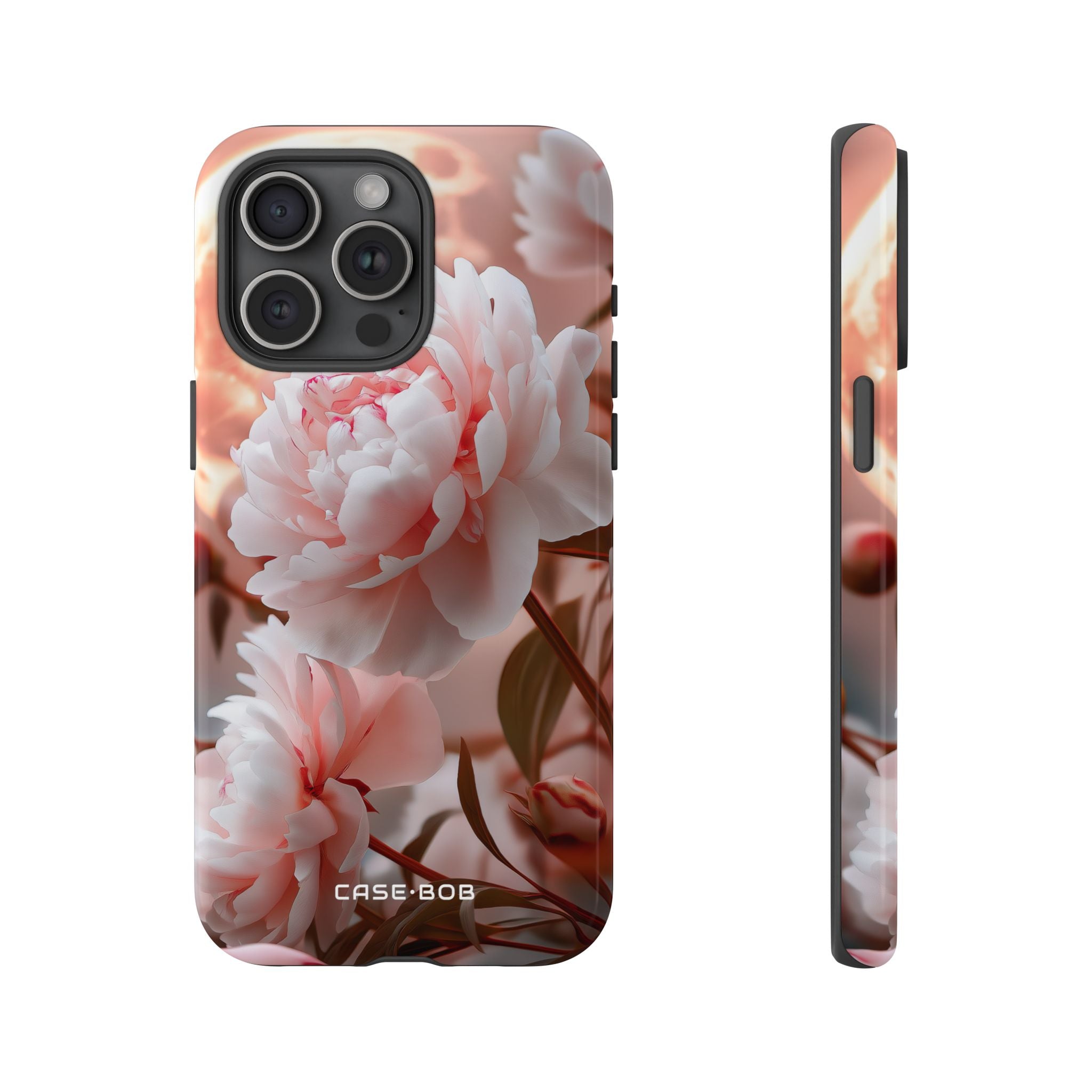 Peony Moonlight iPhone 15 Pro Max Case - Tough