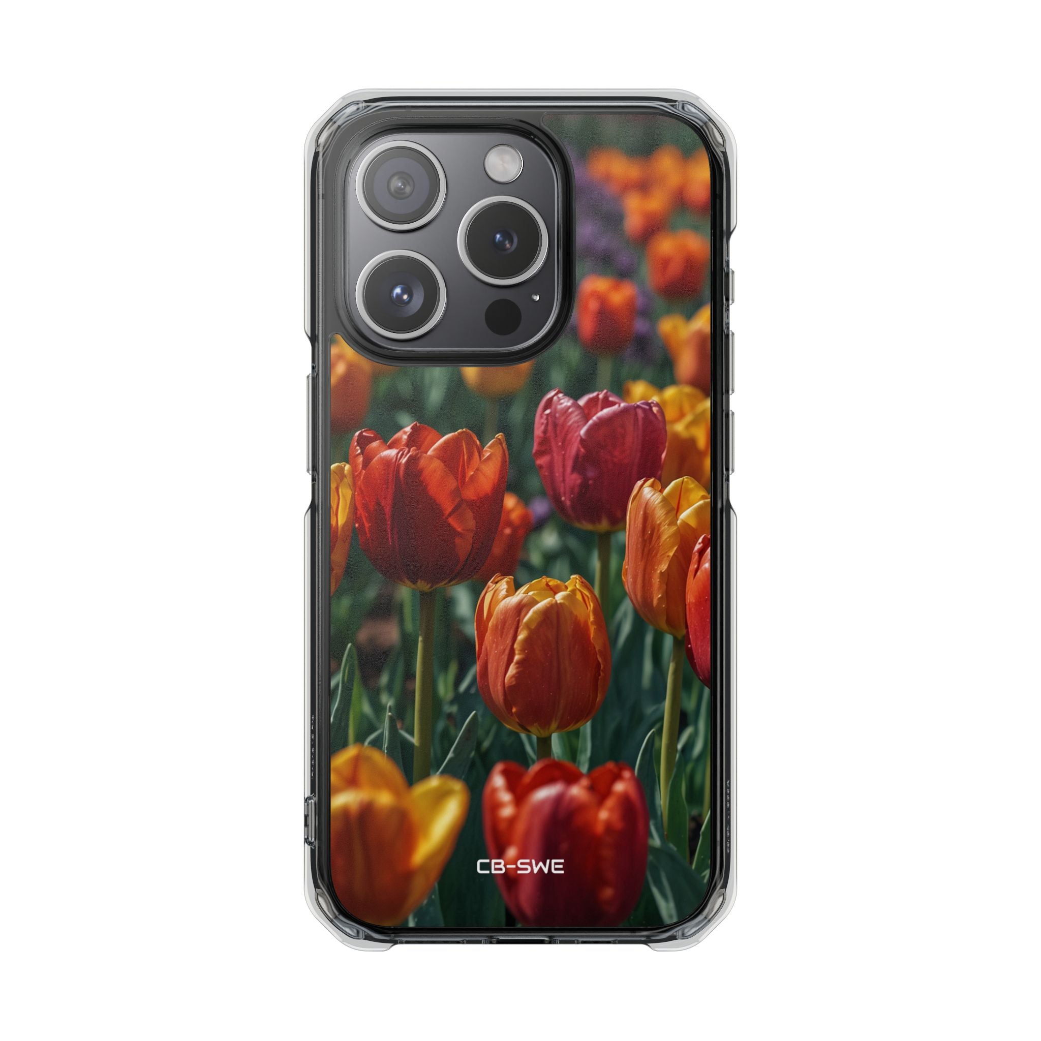 Tulips Embrace Light iPhone Case - Impact
