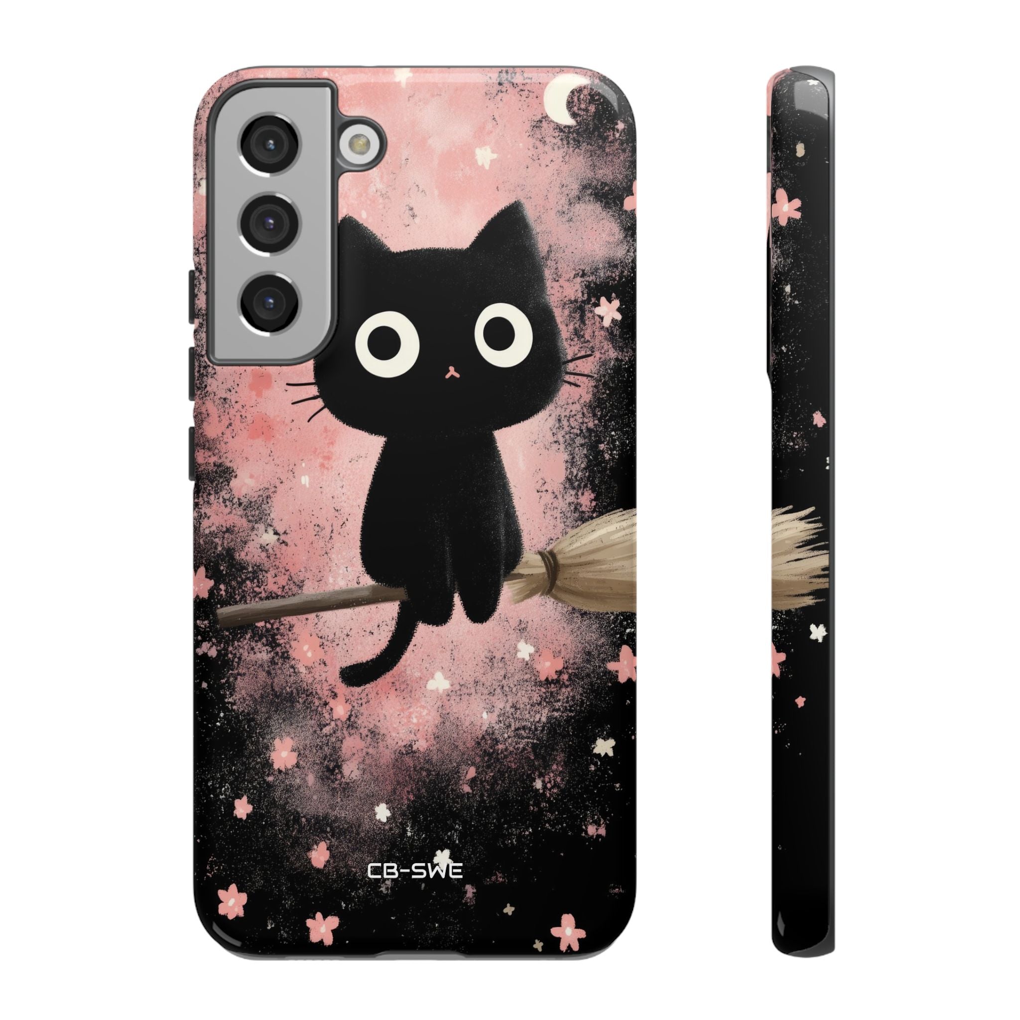 Whimsical Cat Soars - Samsung Case