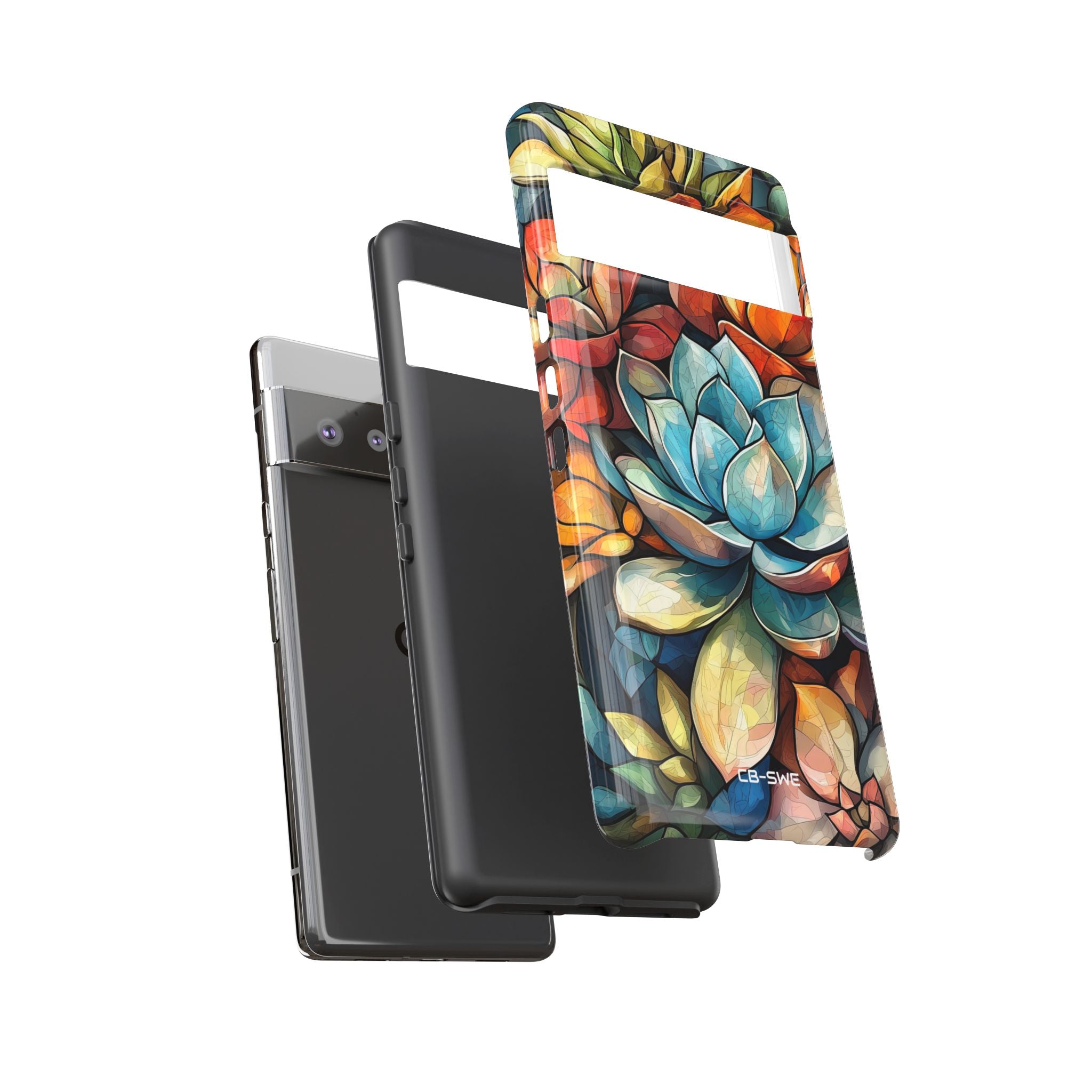 Vibrant Succulent Garden - Google Pixel Case