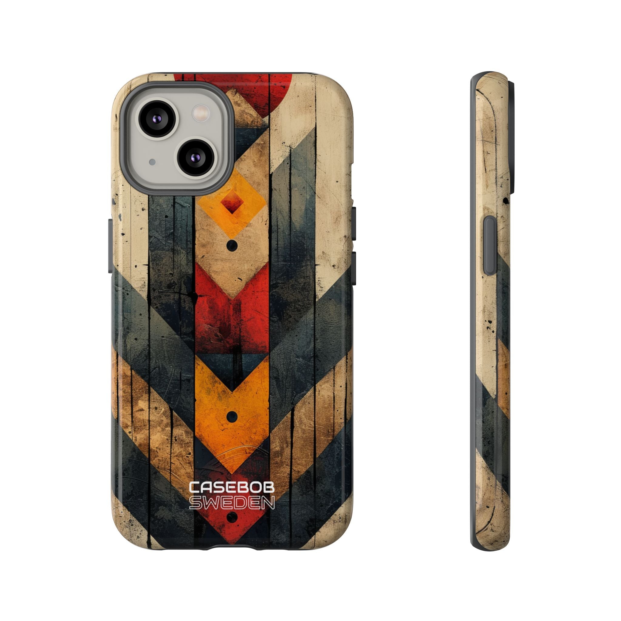 Geometric Fire Rise iPhone 14 - Tough