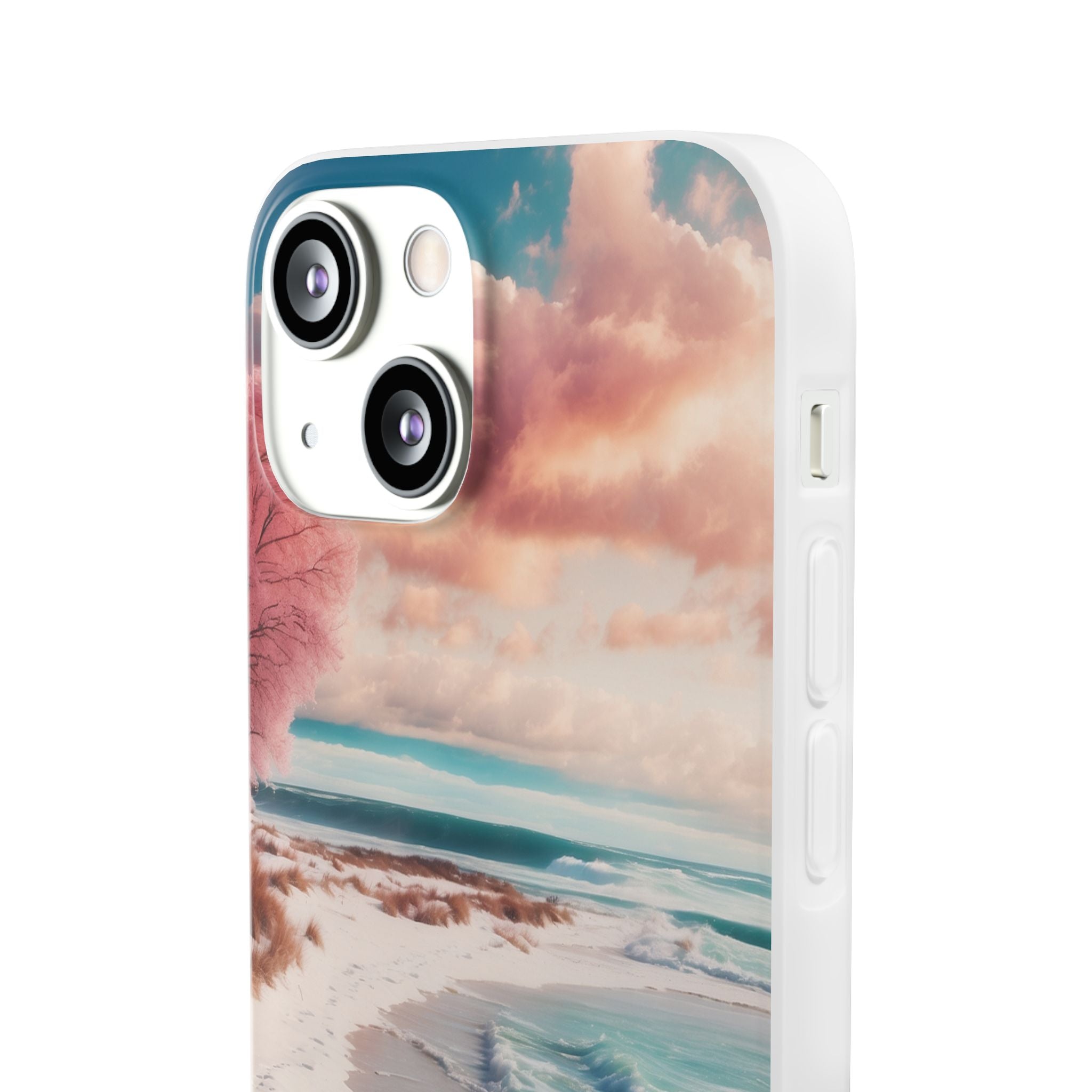 Pink Tree Breeze iPhone 13 mini Case - Soft