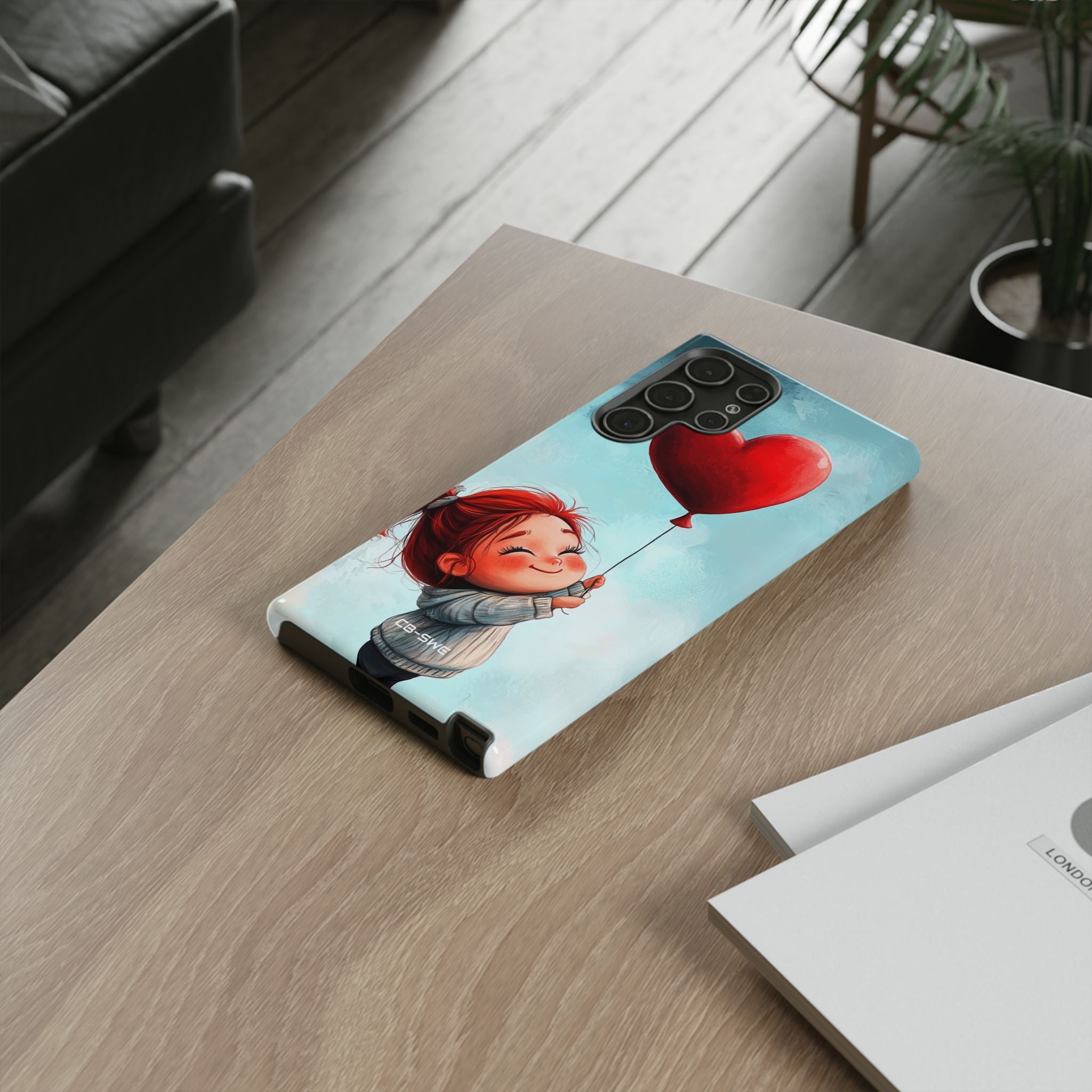 Joyful Girl Flies - Samsung Case