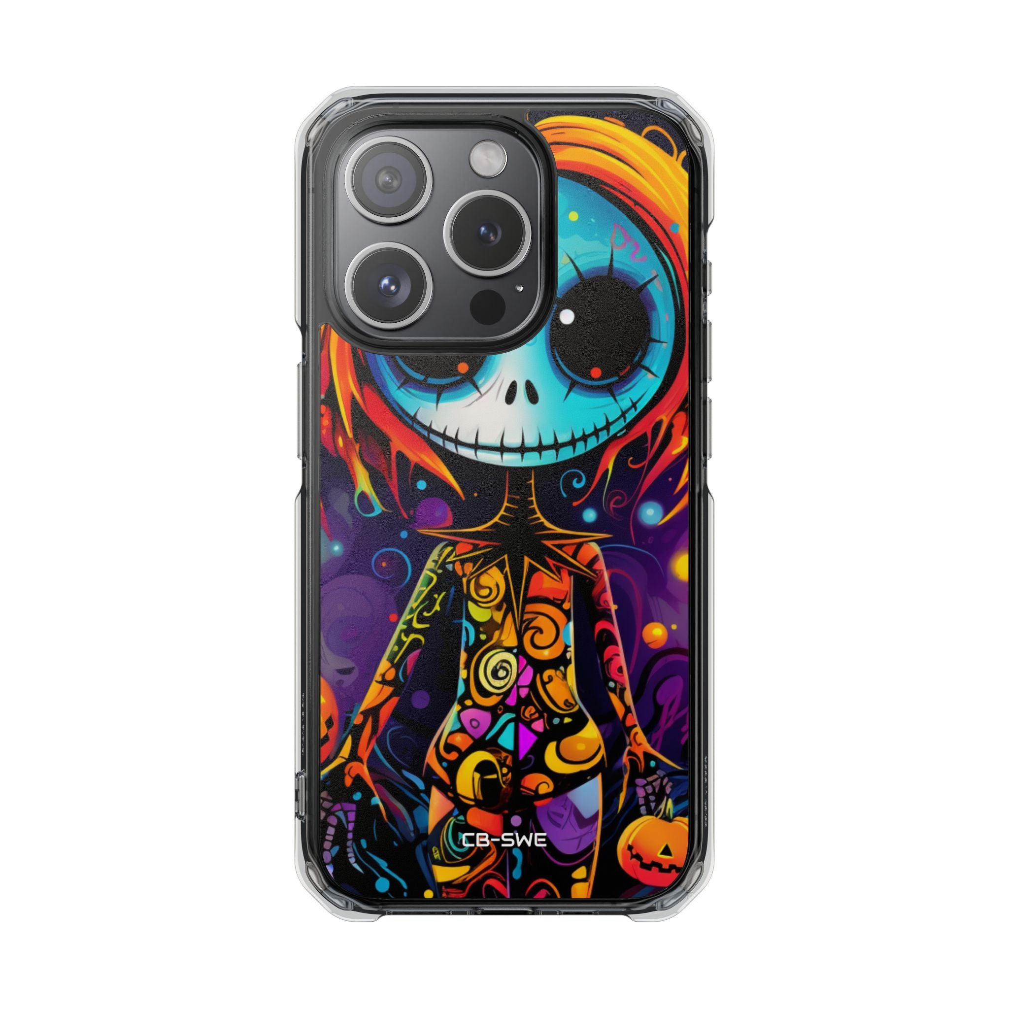 Skeletal Figure Laughs iPhone Case - Impact