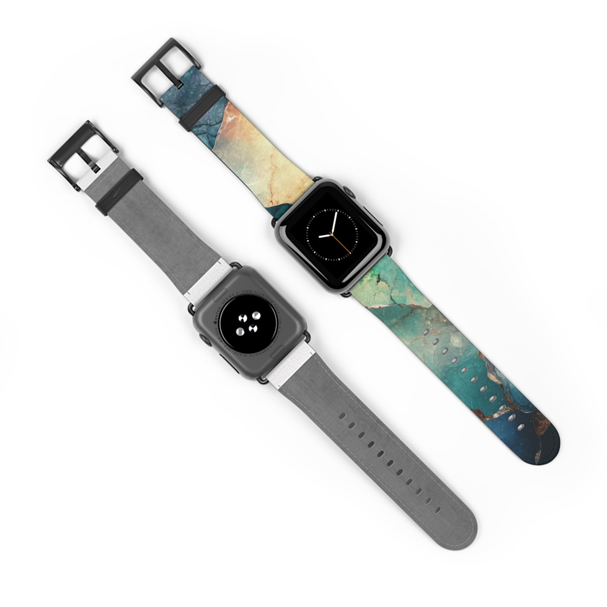 Fractured Gemstone Teal - Watch Band