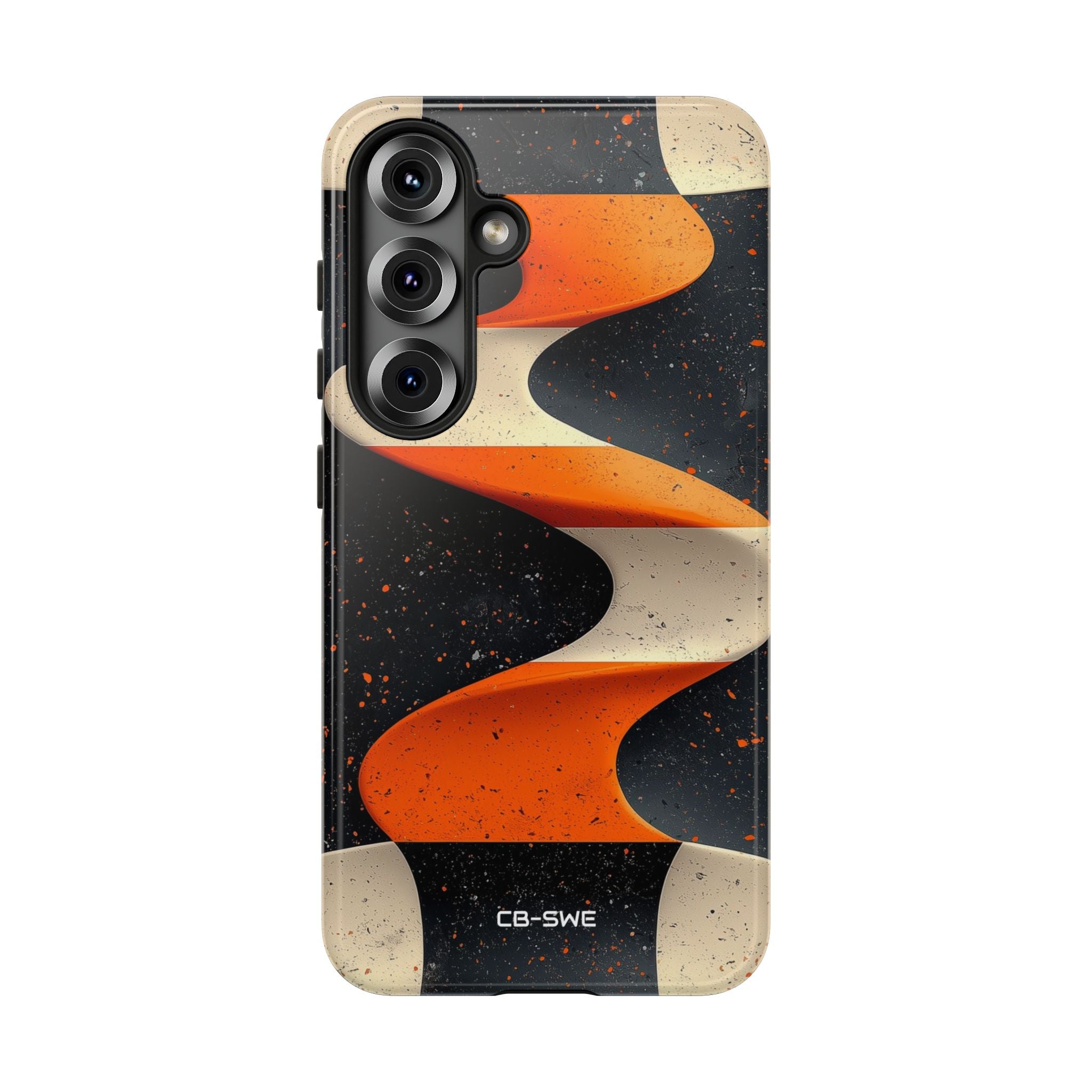 Orange Waves Flow - Samsung Case